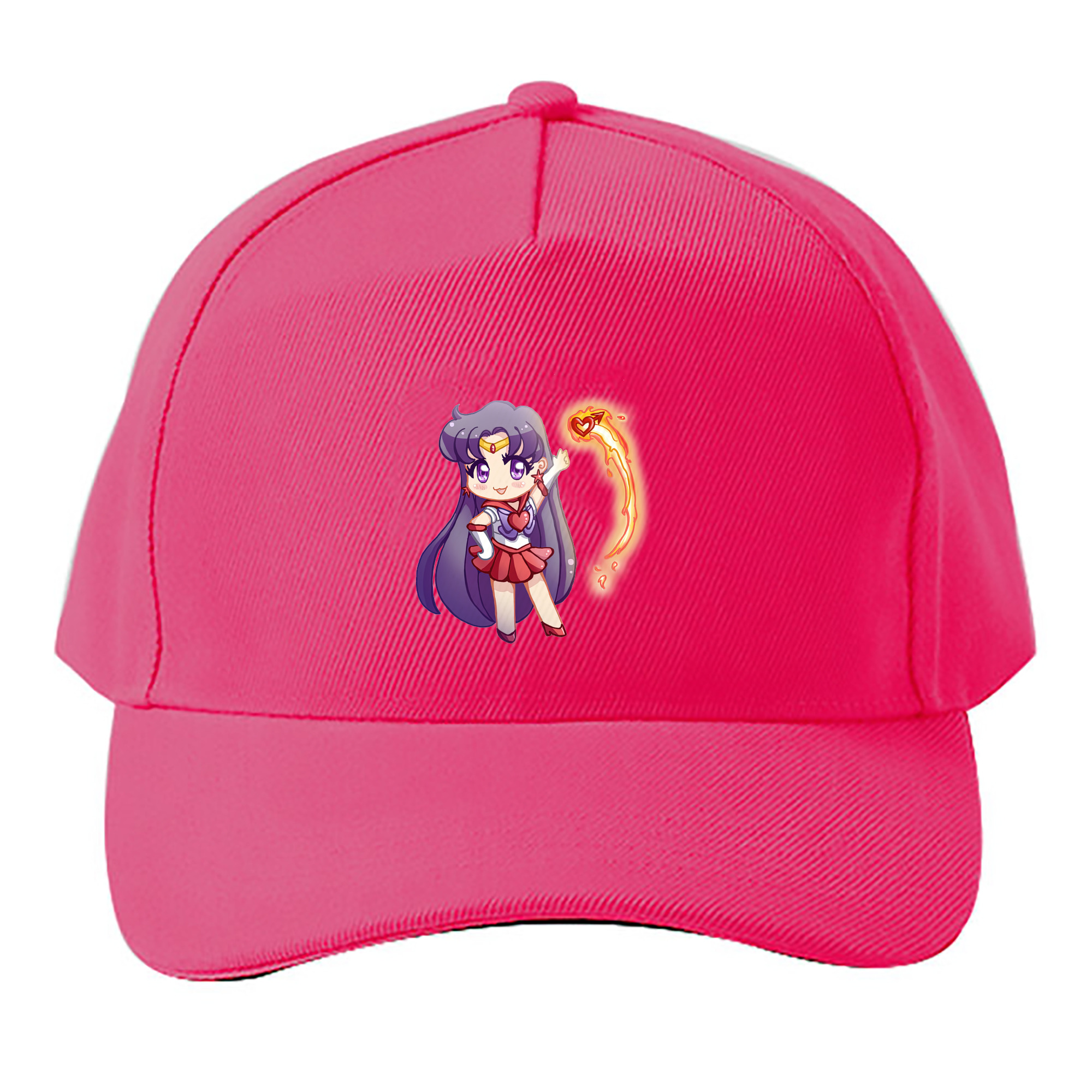 （画像用） 美少女戦士セーラームーン 火野レイ ひの レイ Sailor Moon Hino Rei （セーラーマーズ,Sailor Mars） ベースボールキャップ 綿100％ 男女兼用 帽子 スポーツ