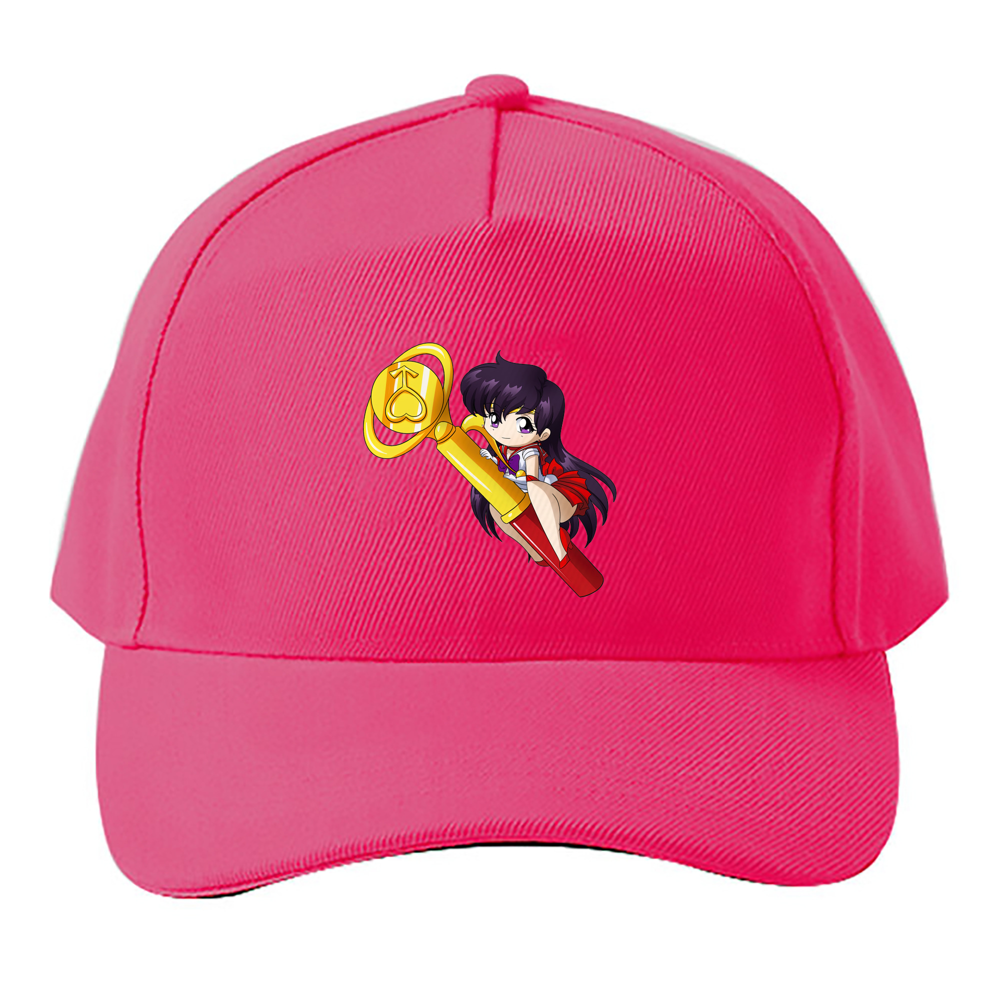 （画像用） 美少女戦士セーラームーン 火野レイ ひの レイ Sailor Moon Hino Rei （セーラーマーズ,Sailor Mars） ベースボールキャップ 綿100％ 男女兼用 帽子 スポーツ