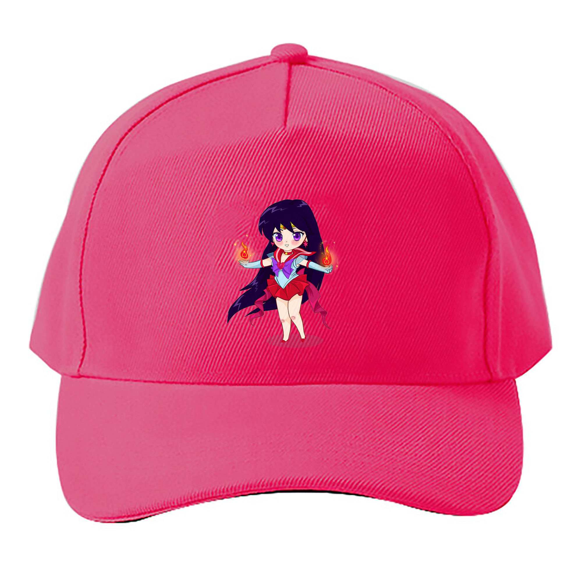 （画像用） 美少女戦士セーラームーン 火野レイ ひの レイ Sailor Moon Hino Rei （セーラーマーズ,Sailor Mars） ベースボールキャップ 綿100％ 男女兼用 帽子 スポーツ