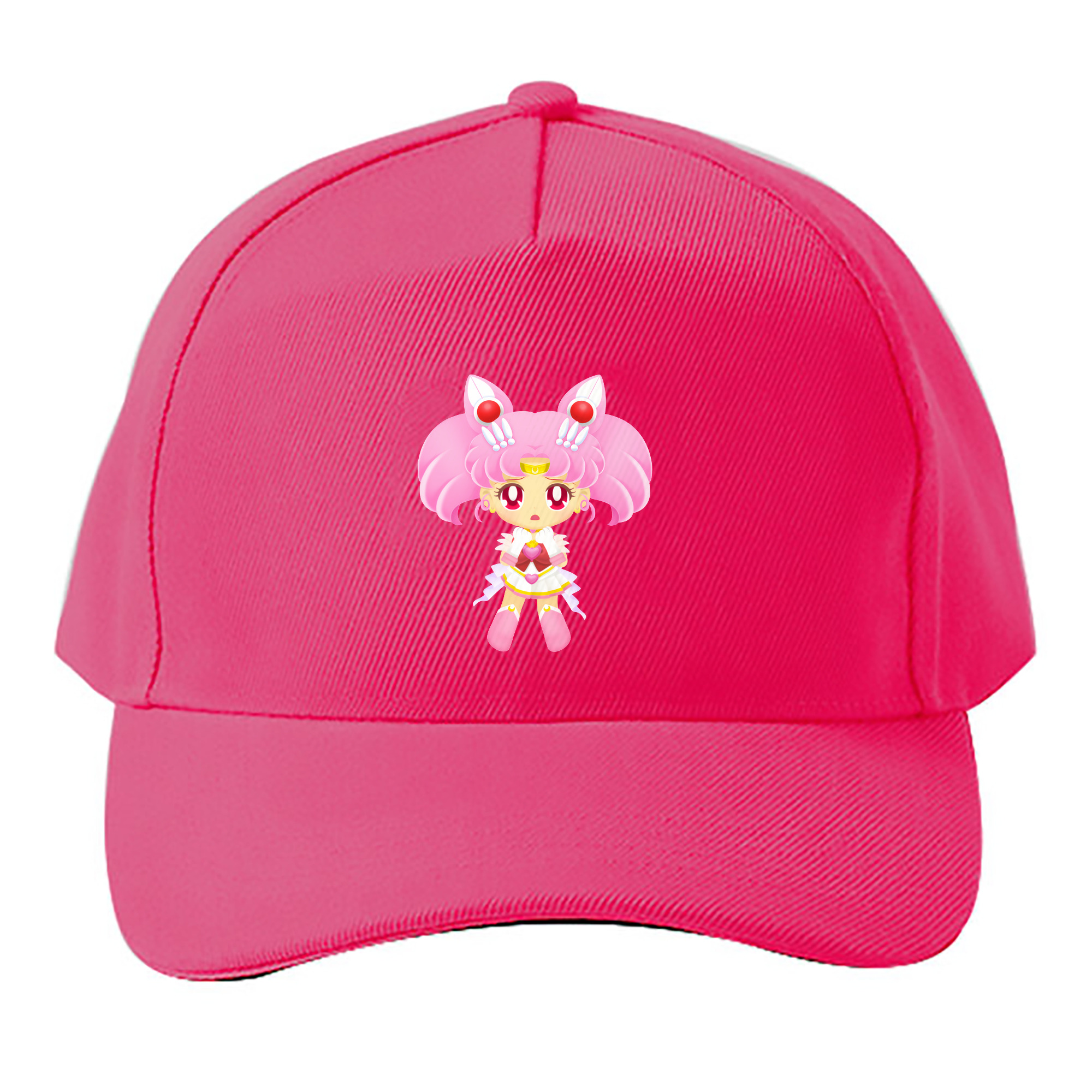 （画像用） 美少女戦士セーラームーン ちびうさ Sailor Moon Chibiusa Tsukino Usagi Small Lady Serenity ベースボールキャップ 綿100％ 男女兼用 帽子 スポーツ
