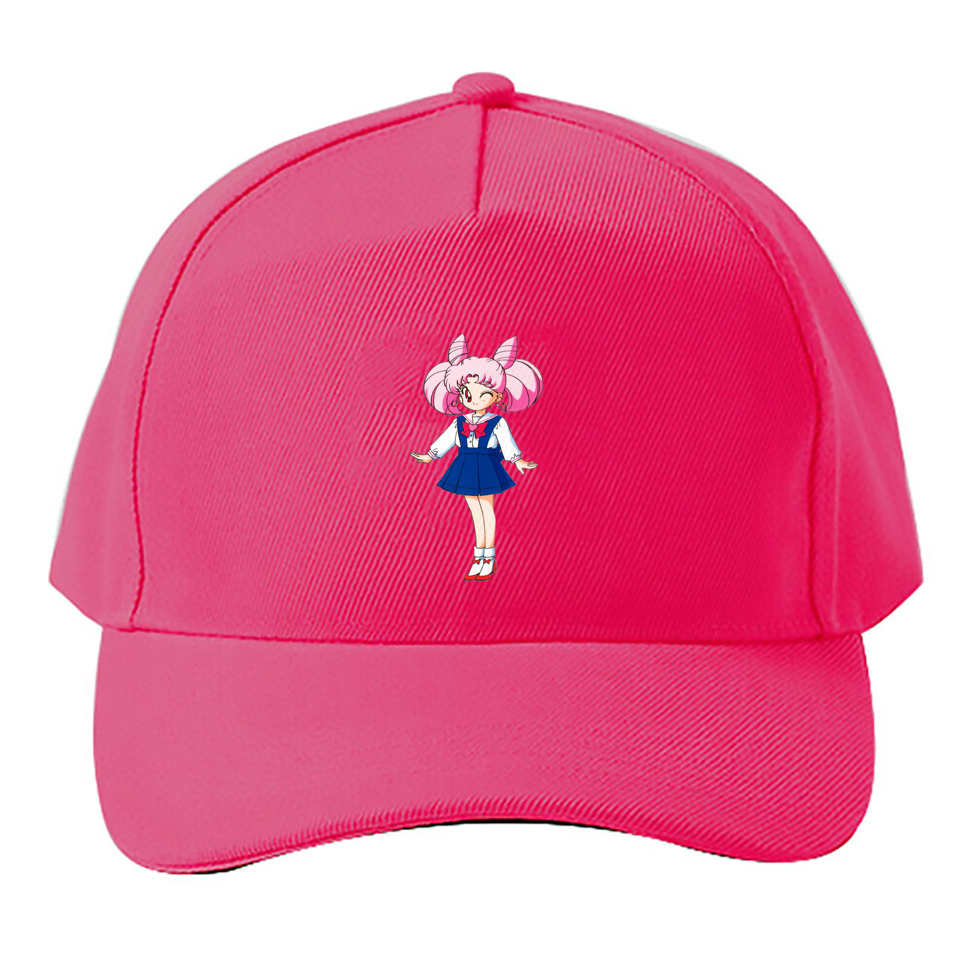 （画像用） 美少女戦士セーラームーン ちびうさ Sailor Moon Chibiusa Tsukino Usagi Small Lady Serenity ベースボールキャップ 綿100％ 男女兼用 帽子 スポーツ