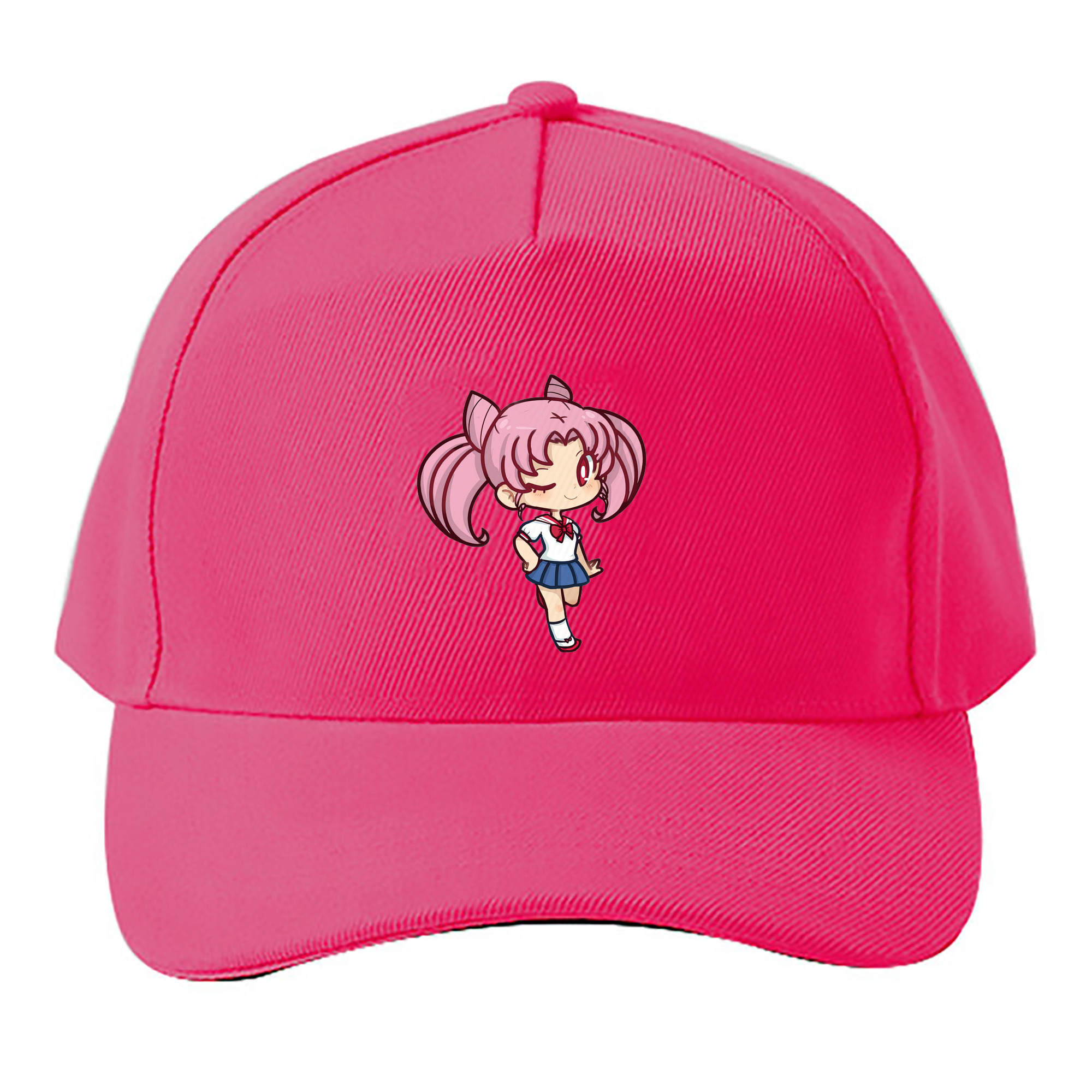 （画像用） 美少女戦士セーラームーン ちびうさ Sailor Moon Chibiusa Tsukino Usagi Small Lady Serenity ベースボールキャップ 綿100％ 男女兼用 帽子 スポーツ