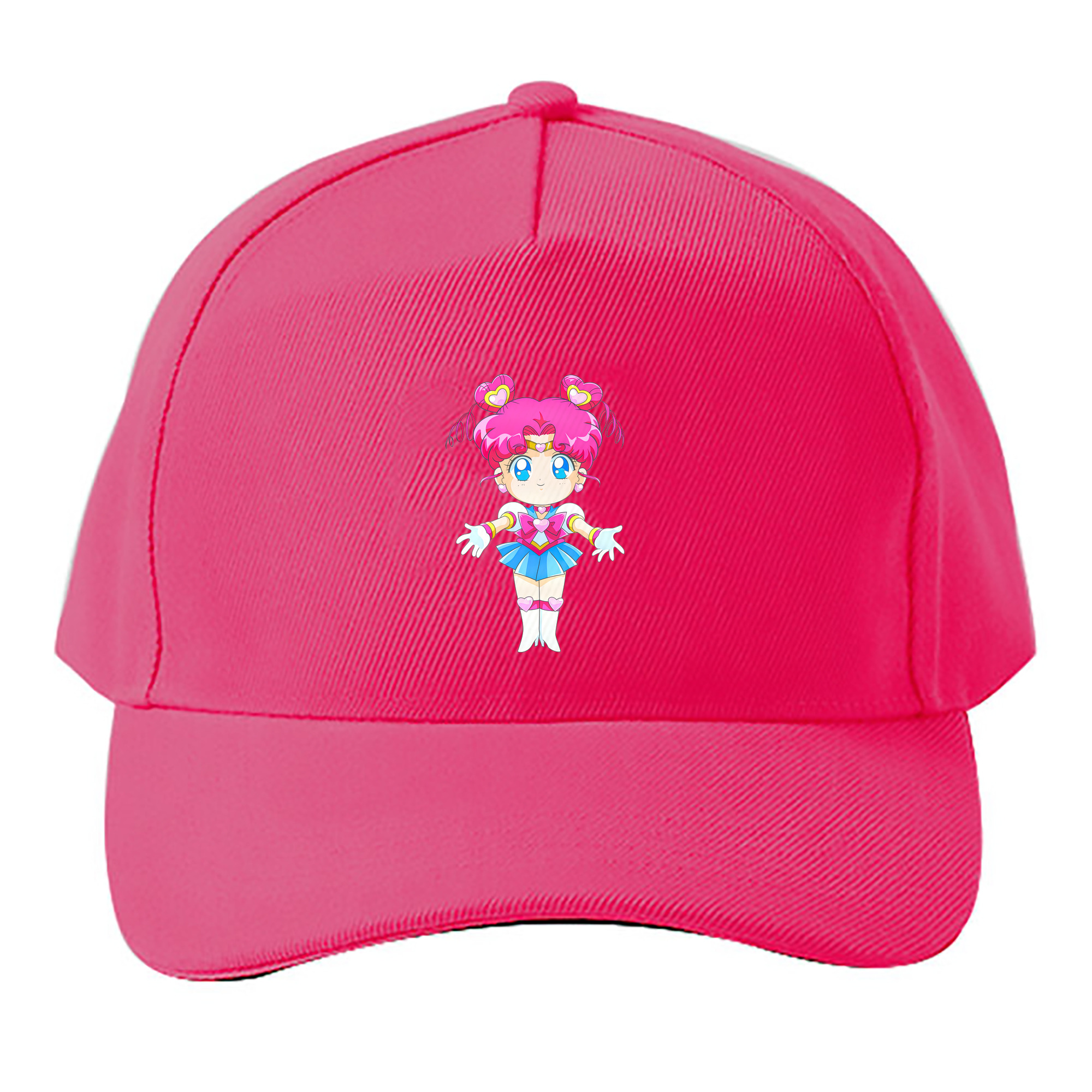 （画像用） 美少女戦士セーラームーン ちびうさ Sailor Moon Chibiusa Tsukino Usagi Small Lady Serenity ベースボールキャップ 綿100％ 男女兼用 帽子 スポーツ