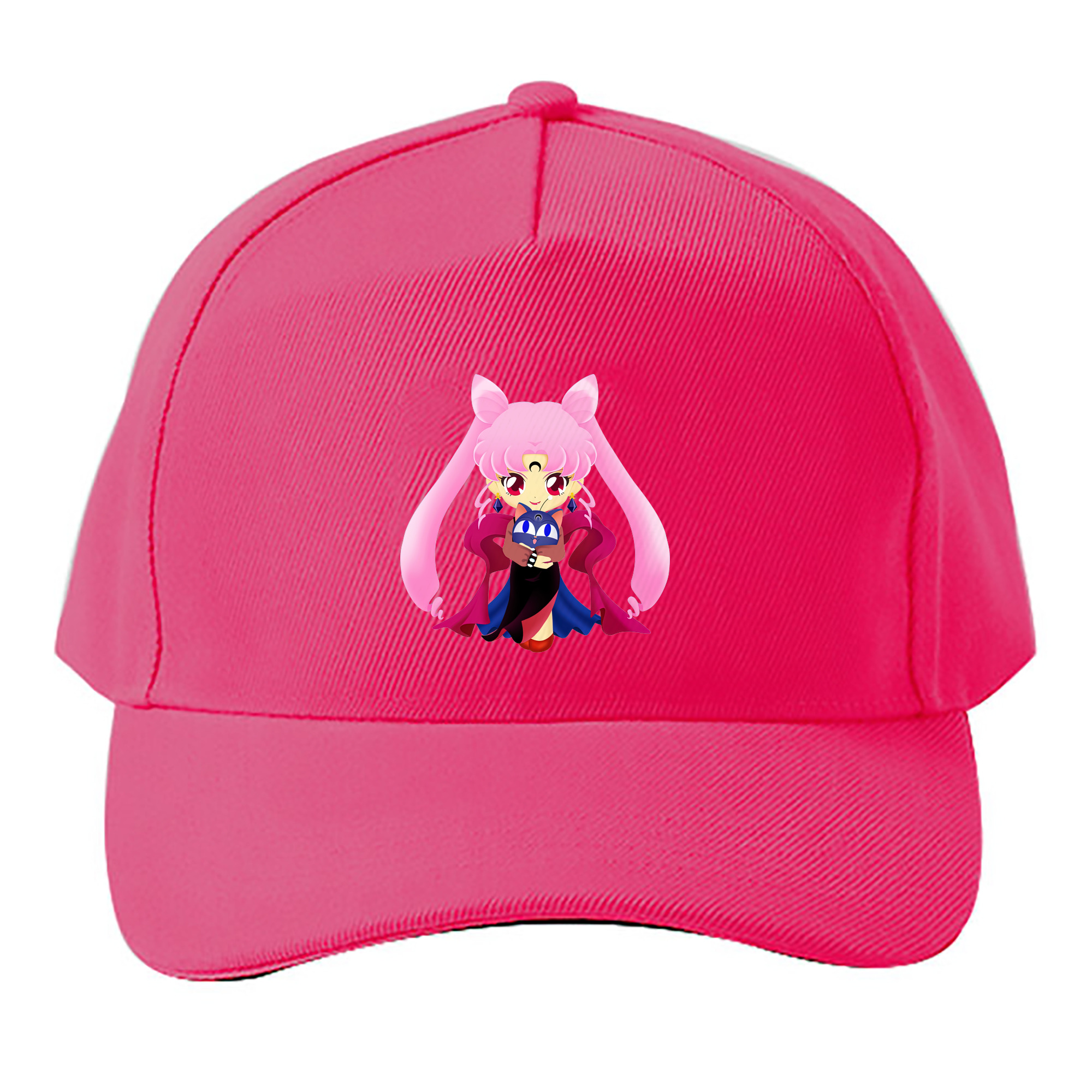 （画像用） 美少女戦士セーラームーン ちびうさ Sailor Moon Chibiusa Tsukino Usagi Small Lady Serenity ベースボールキャップ 綿100％ 男女兼用 帽子 スポーツ