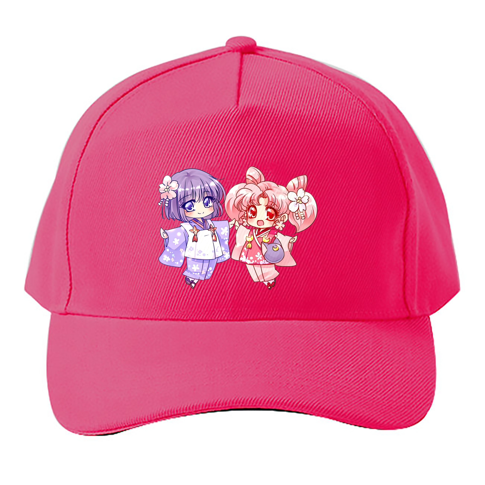 （画像用） 美少女戦士セーラームーン ちびうさ Sailor Moon Chibiusa Tsukino Usagi Small Lady Serenity ベースボールキャップ 綿100％ 男女兼用 帽子 スポーツ