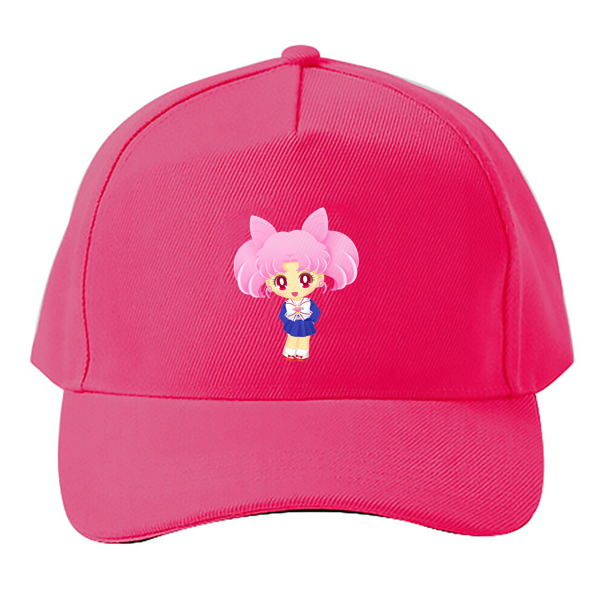 （画像用） 美少女戦士セーラームーン ちびうさ Sailor Moon Chibiusa Tsukino Usagi Small Lady Serenity ベースボールキャップ 綿100％ 男女兼用 帽子 スポーツ