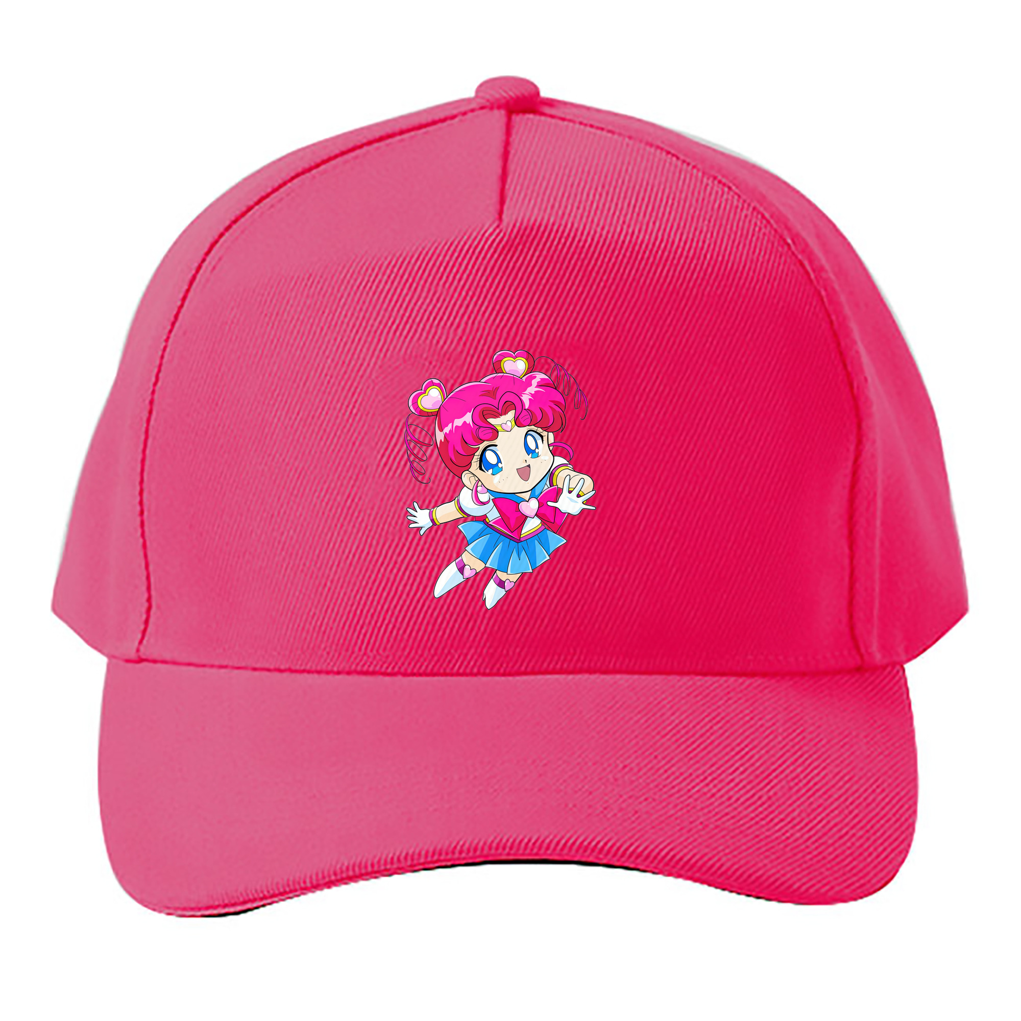 （画像用） 美少女戦士セーラームーン ちびうさ Sailor Moon Chibiusa Tsukino Usagi Small Lady Serenity ベースボールキャップ 綿100％ 男女兼用 帽子 スポーツ