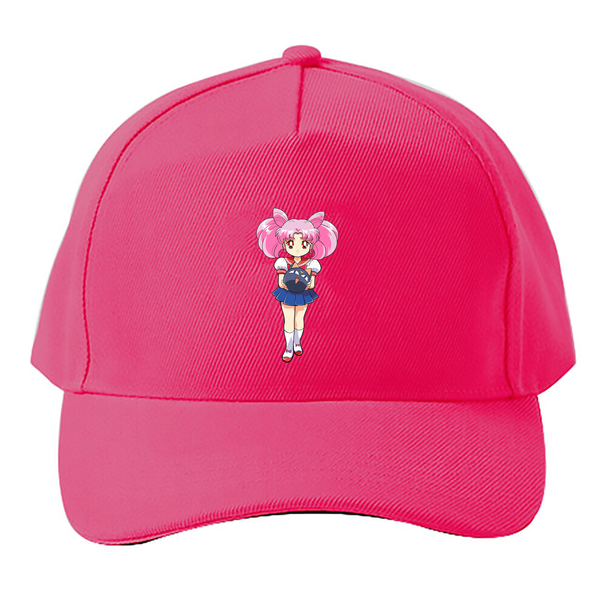 （画像用） 美少女戦士セーラームーン ちびうさ Sailor Moon Chibiusa Tsukino Usagi Small Lady Serenity ベースボールキャップ 綿100％ 男女兼用 帽子 スポーツ