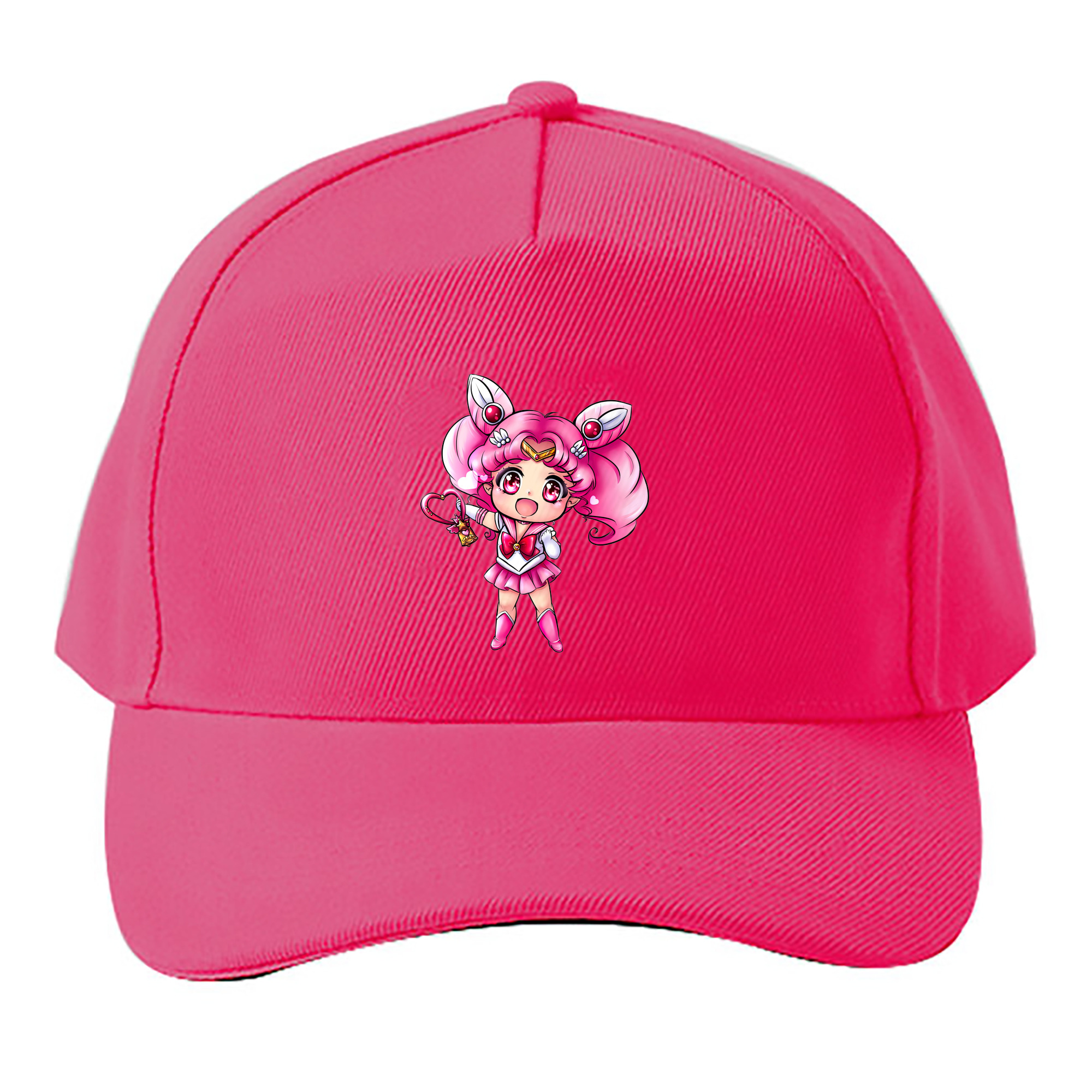 （画像用） 美少女戦士セーラームーン ちびうさ Sailor Moon Chibiusa Tsukino Usagi Small Lady Serenity ベースボールキャップ 綿100％ 男女兼用 帽子 スポーツ