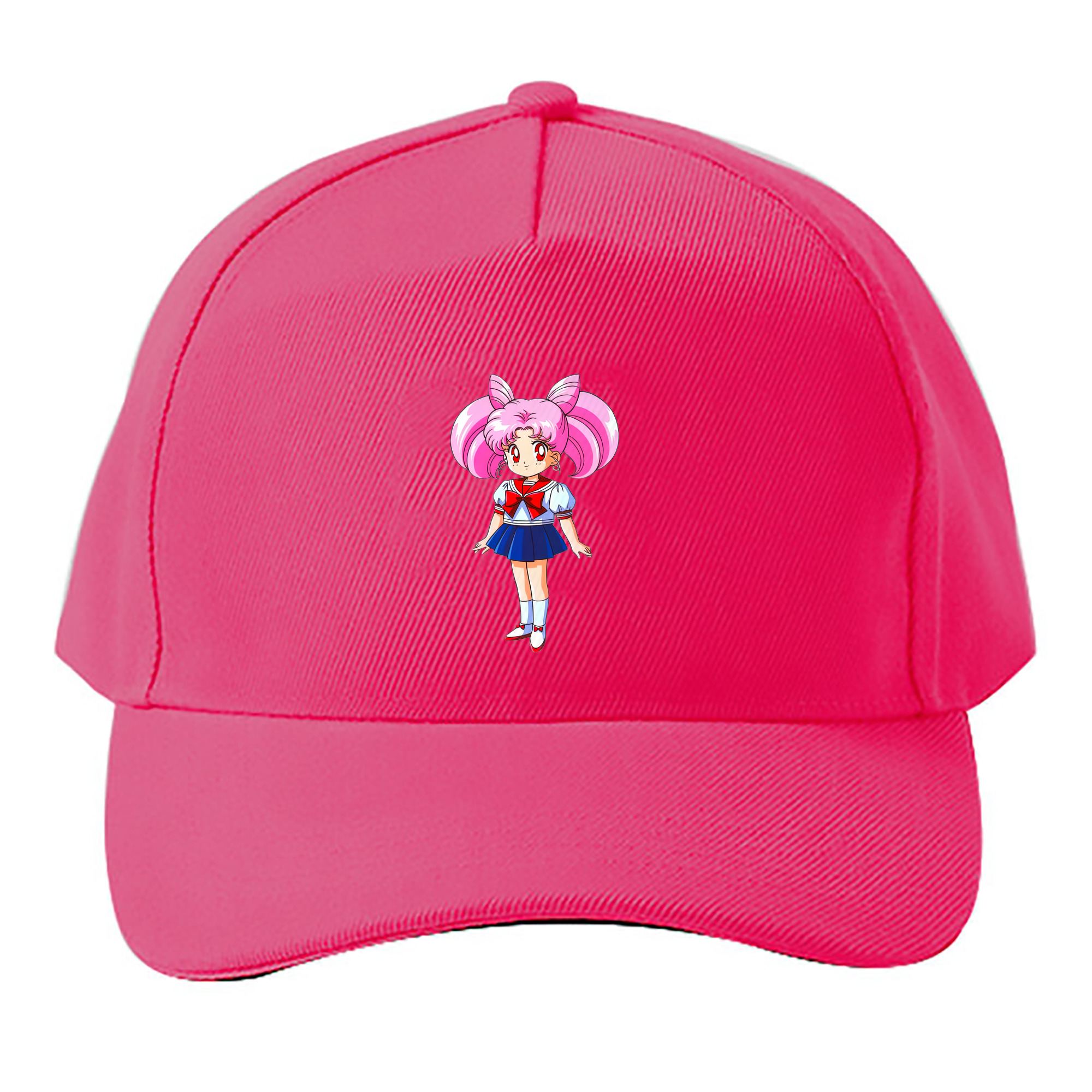 （画像用） 美少女戦士セーラームーン ちびうさ Sailor Moon Chibiusa Tsukino Usagi Small Lady Serenity ベースボールキャップ 綿100％ 男女兼用 帽子 スポーツ