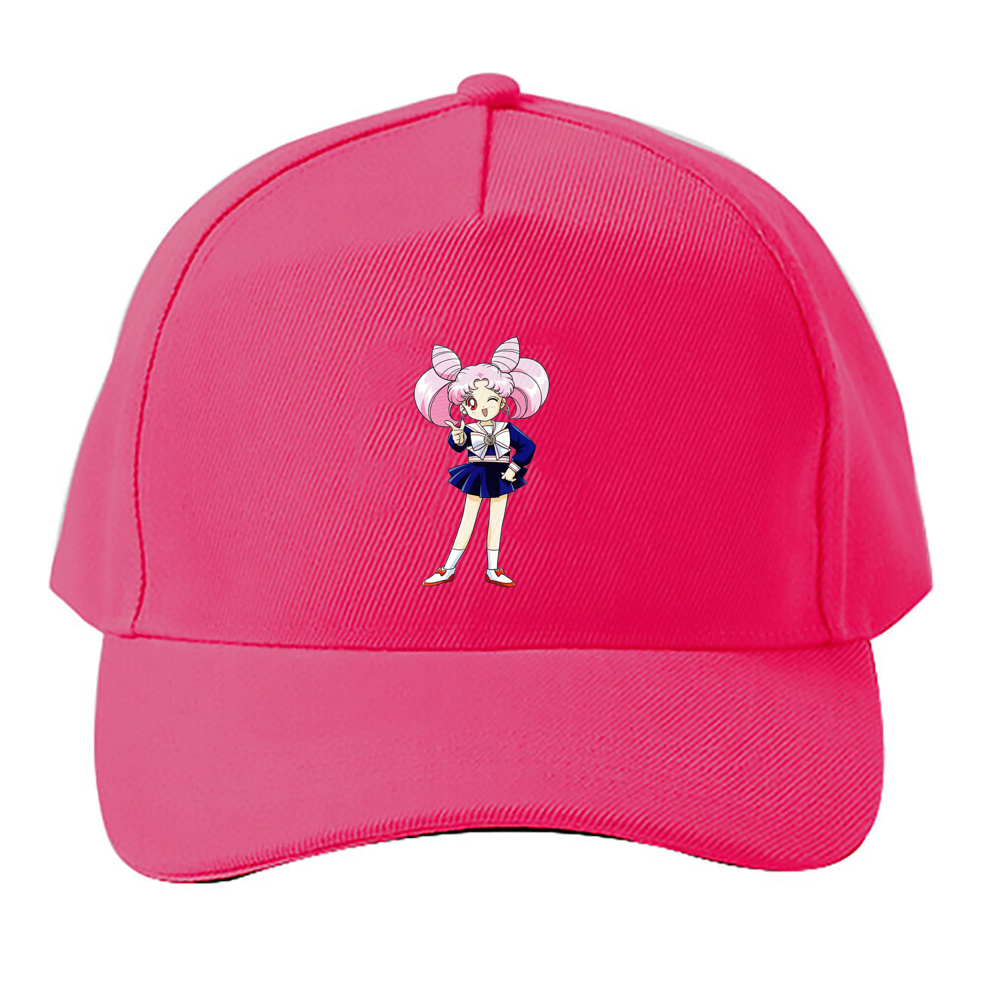 （画像用） 美少女戦士セーラームーン ちびうさ Sailor Moon Chibiusa Tsukino Usagi Small Lady Serenity ベースボールキャップ 綿100％ 男女兼用 帽子 スポーツ