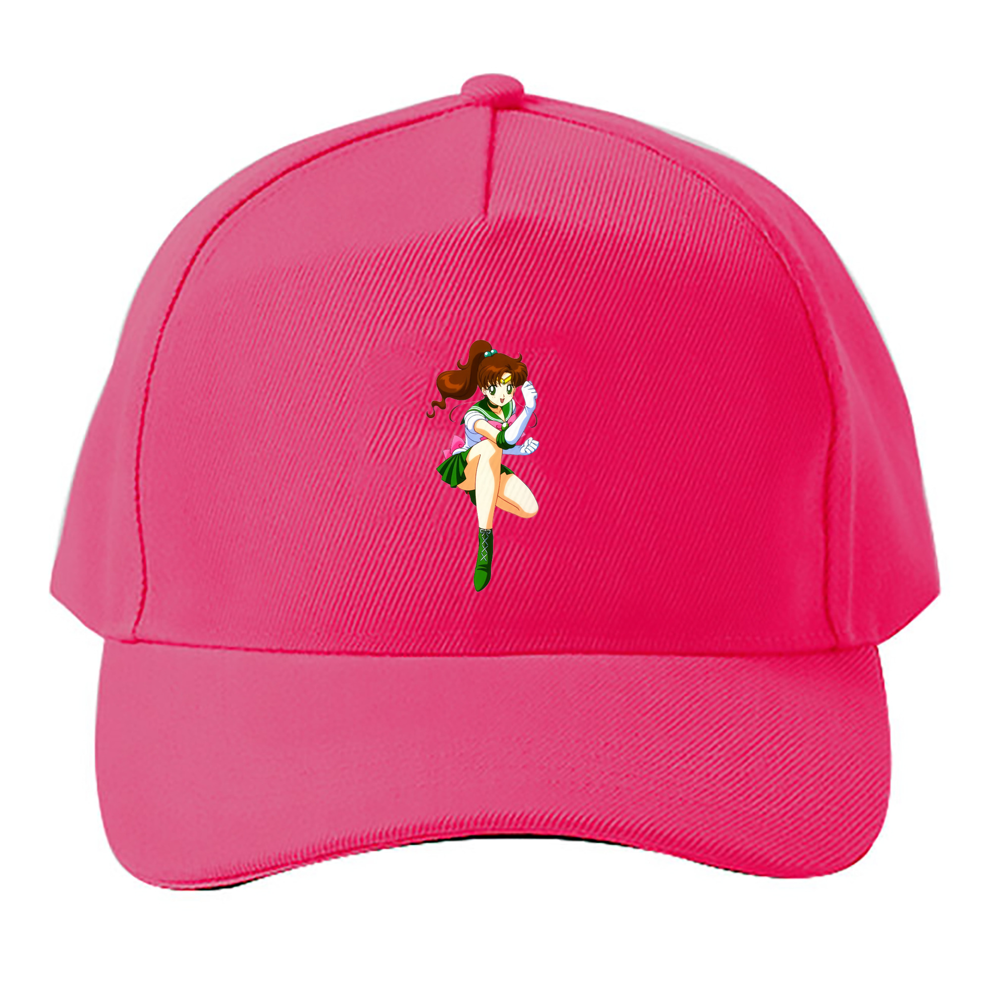 （画像用） 美少女戦士セーラームーン 木野 まこと きの まこと Sailor Moon Kino Makoto （セーラージュピター；Sailor Jupiter） ベースボールキャップ 綿100％ 男女兼用 帽子 スポーツ