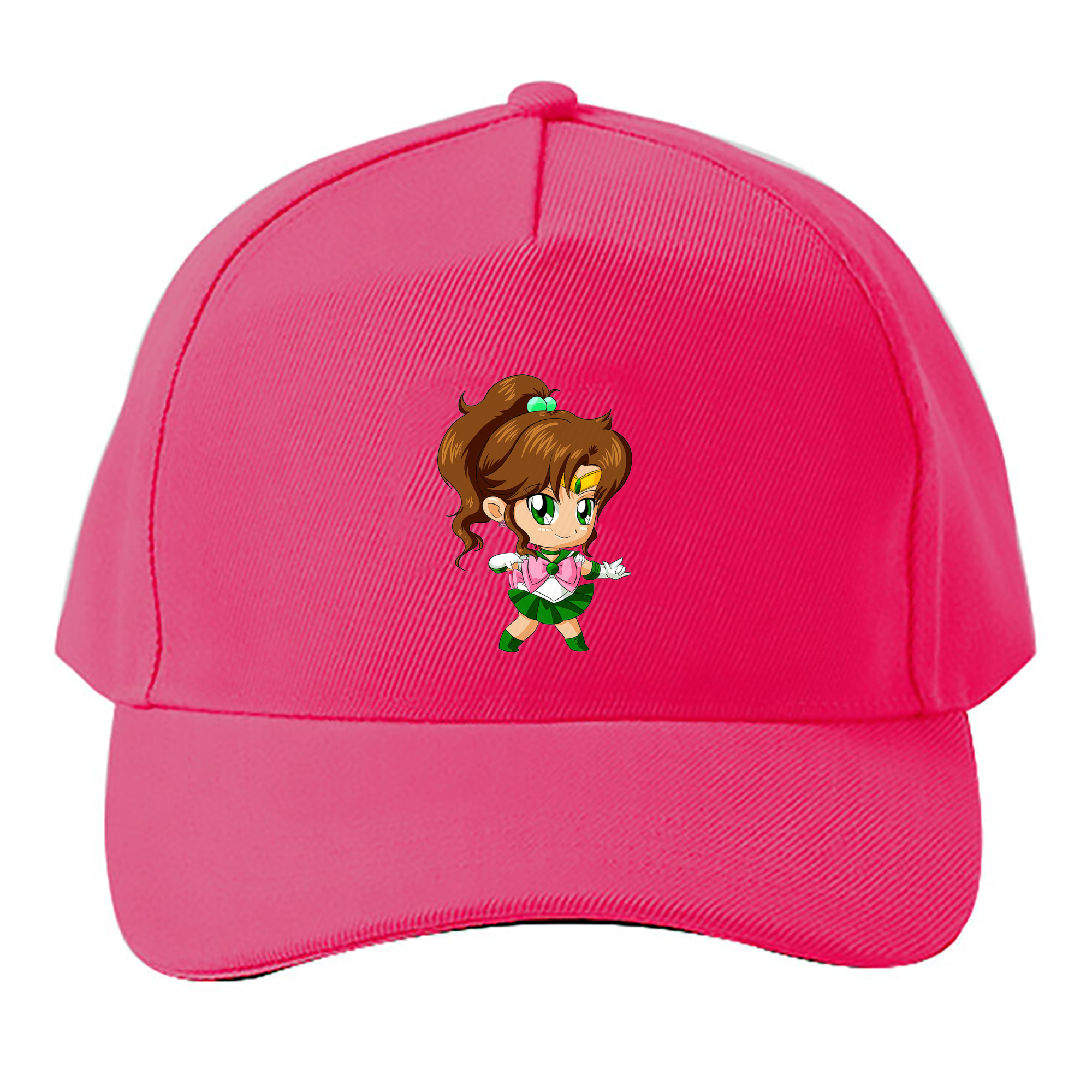 （画像用） 美少女戦士セーラームーン 木野 まこと きの まこと Sailor Moon Kino Makoto （セーラージュピター；Sailor Jupiter） ベースボールキャップ 綿100％ 男女兼用 帽子 スポーツ