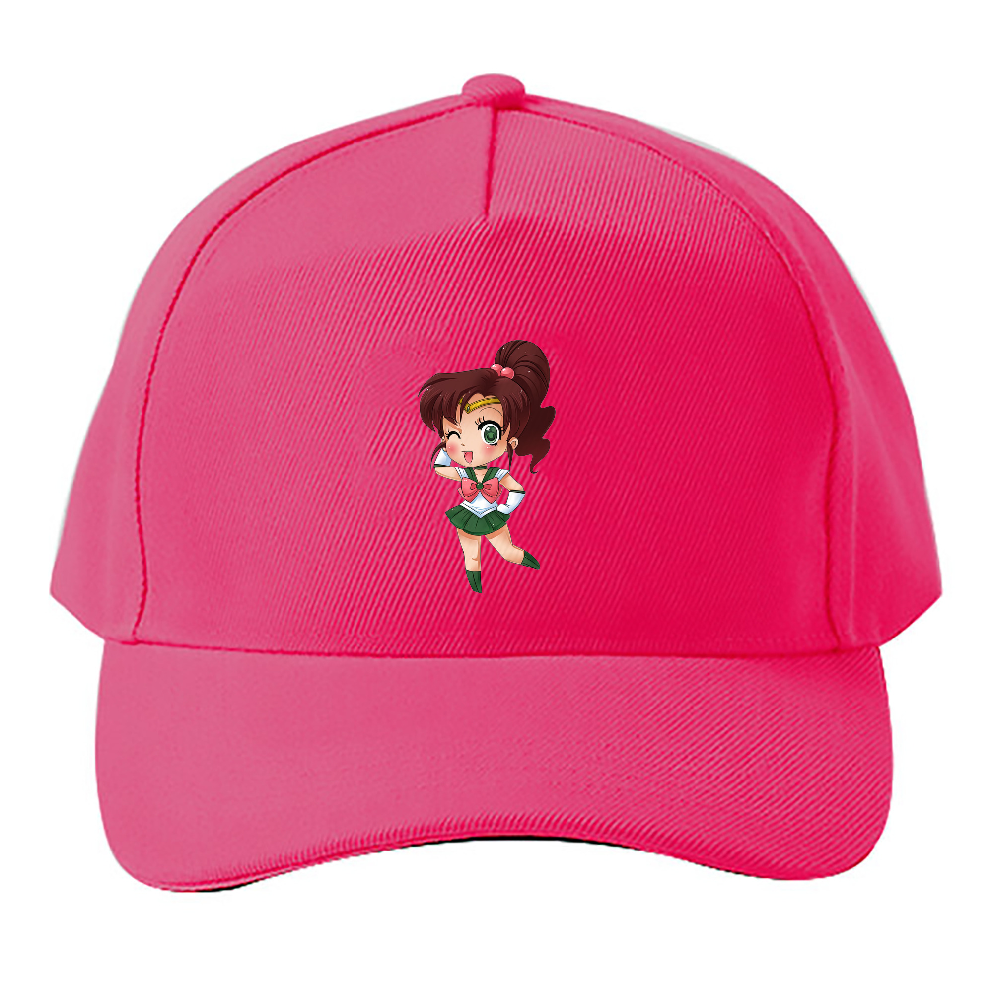 （画像用） 美少女戦士セーラームーン 木野 まこと きの まこと Sailor Moon Kino Makoto （セーラージュピター；Sailor Jupiter） ベースボールキャップ 綿100％ 男女兼用 帽子 スポーツ