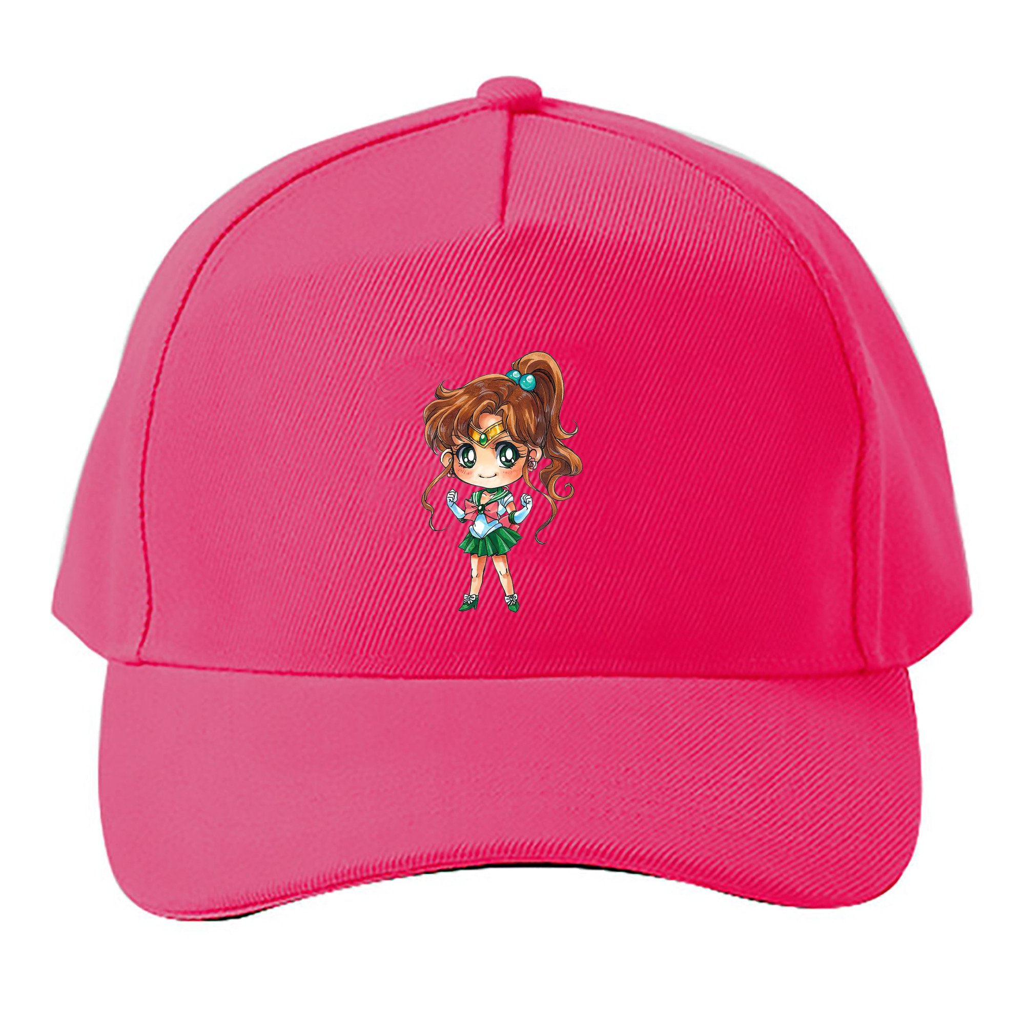 （画像用） 美少女戦士セーラームーン 木野 まこと きの まこと Sailor Moon Kino Makoto （セーラージュピター；Sailor Jupiter） ベースボールキャップ 綿100％ 男女兼用 帽子 スポーツ