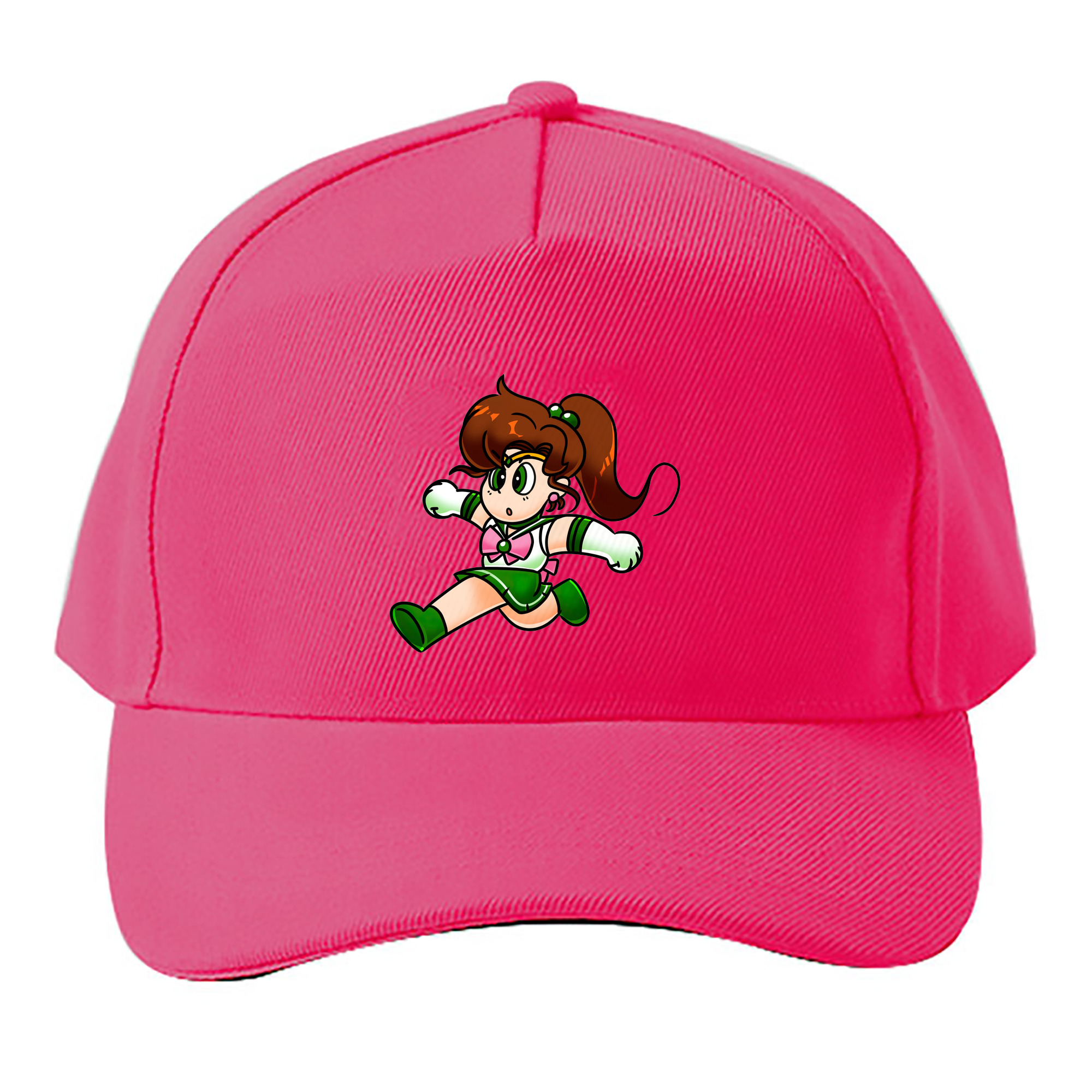 （画像用） 美少女戦士セーラームーン 木野 まこと きの まこと Sailor Moon Kino Makoto （セーラージュピター；Sailor Jupiter） ベースボールキャップ 綿100％ 男女兼用 帽子 スポーツ