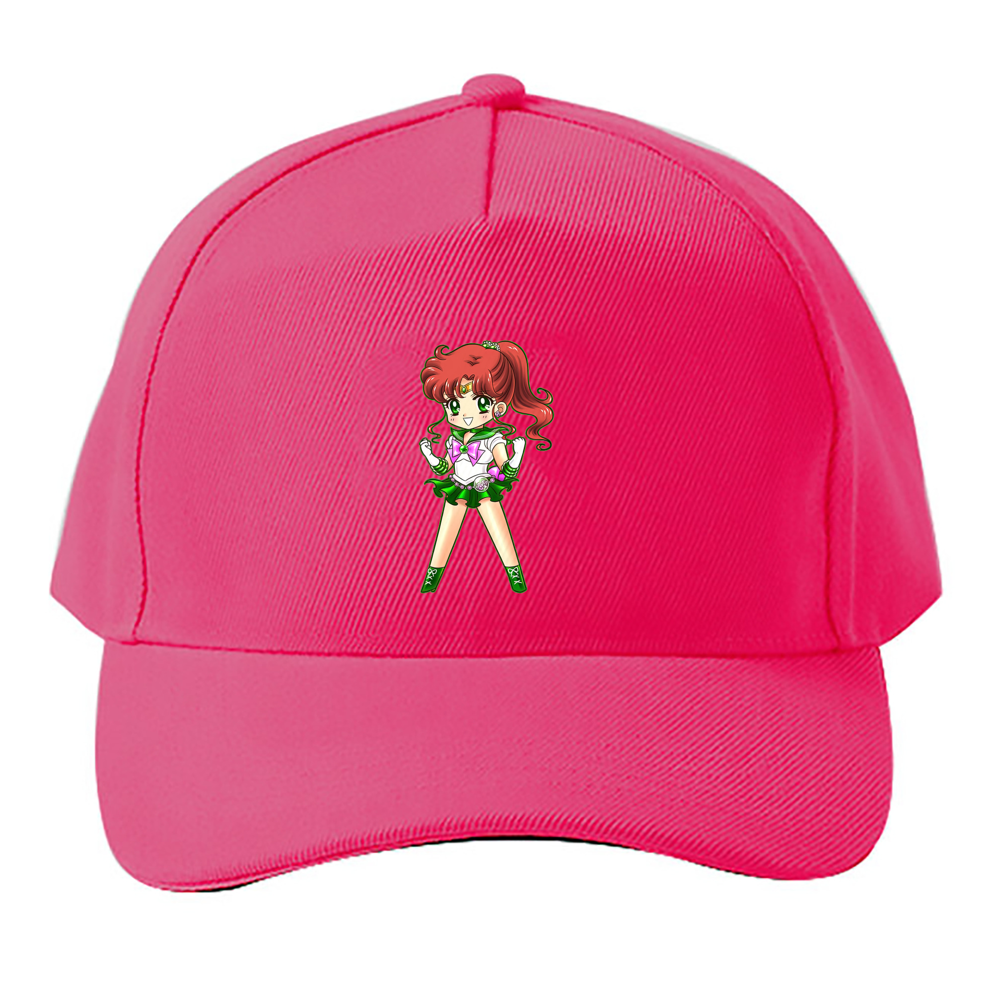 （画像用） 美少女戦士セーラームーン 木野 まこと きの まこと Sailor Moon Kino Makoto （セーラージュピター；Sailor Jupiter） ベースボールキャップ 綿100％ 男女兼用 帽子 スポーツ
