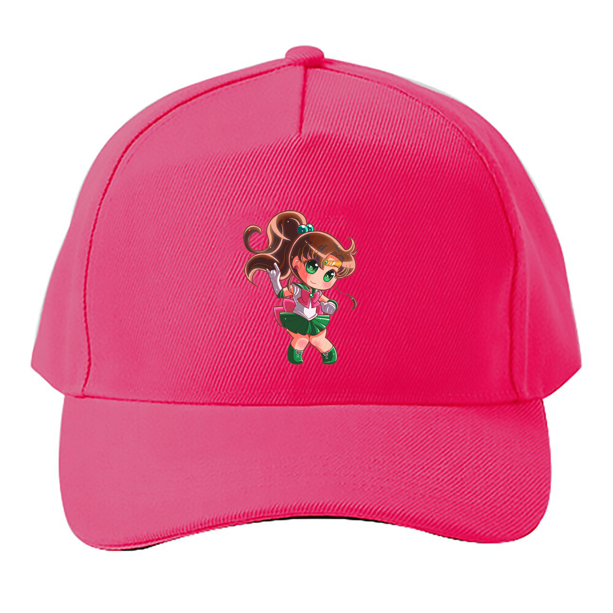 （画像用） 美少女戦士セーラームーン 木野 まこと きの まこと Sailor Moon Kino Makoto （セーラージュピター；Sailor Jupiter） ベースボールキャップ 綿100％ 男女兼用 帽子 スポーツ