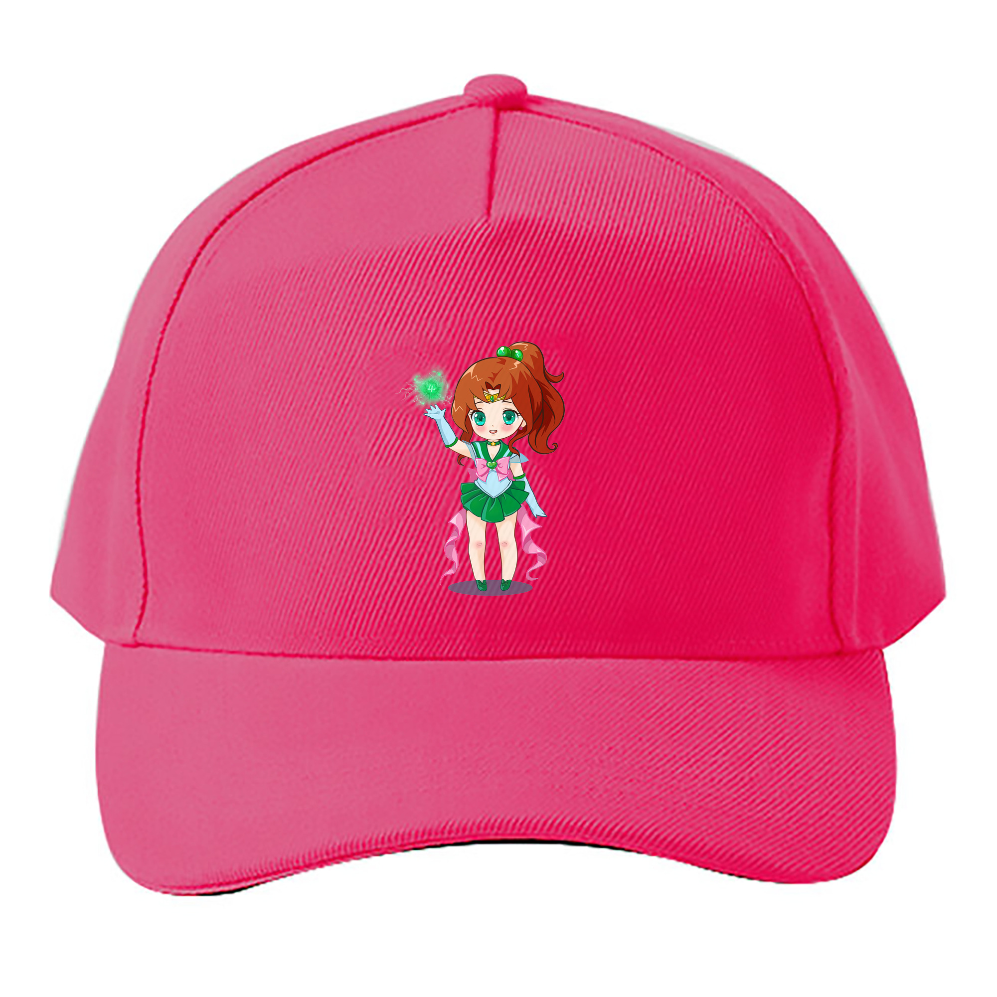 （画像用） 美少女戦士セーラームーン 木野 まこと きの まこと Sailor Moon Kino Makoto （セーラージュピター；Sailor Jupiter） ベースボールキャップ 綿100％ 男女兼用 帽子 スポーツ