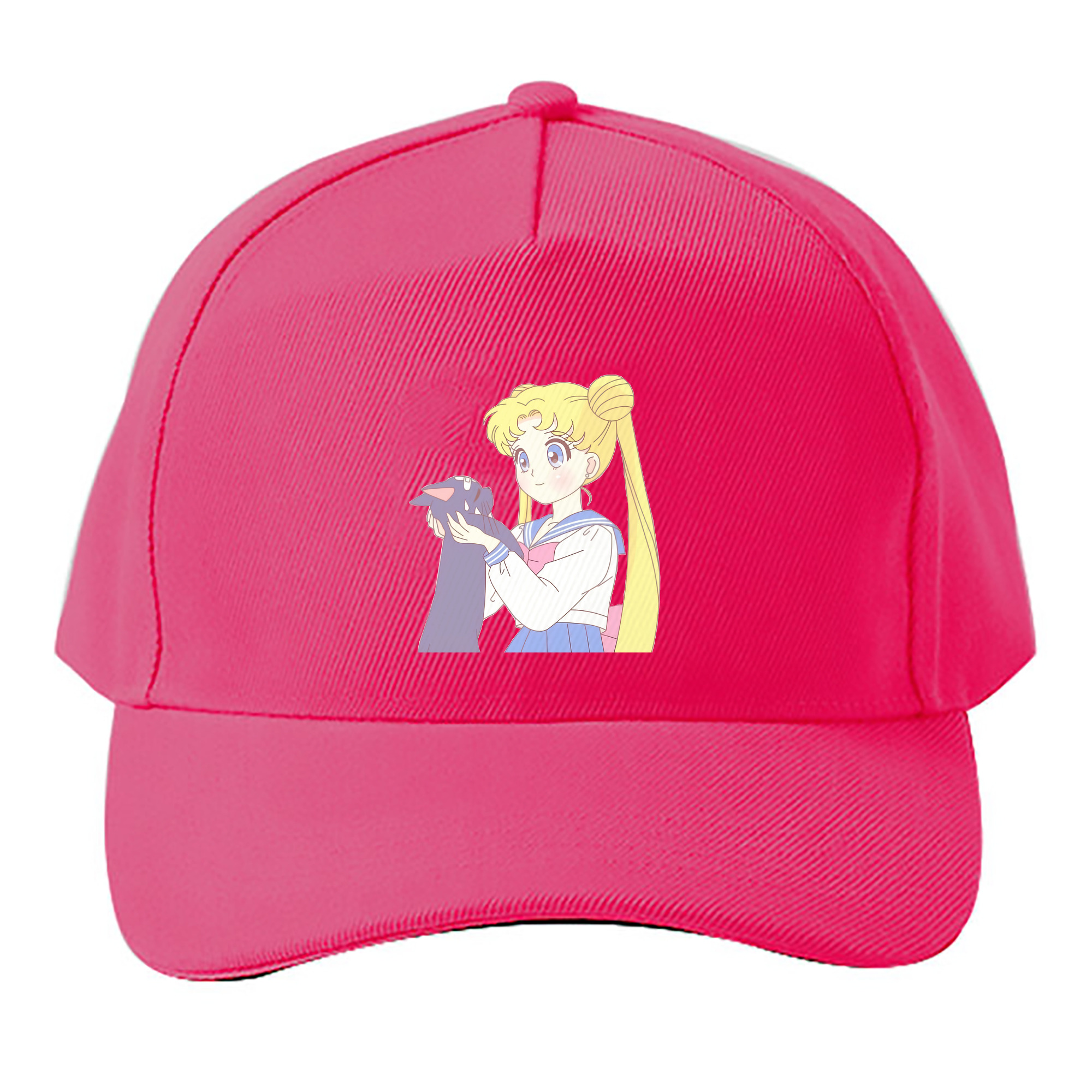 （画像用） 美少女戦士セーラームーン 愛野 美奈子 あいの みなこ Sailor Moon Aino Minako ベースボールキャップ 綿100％ 男女兼用 帽子 スポーツ