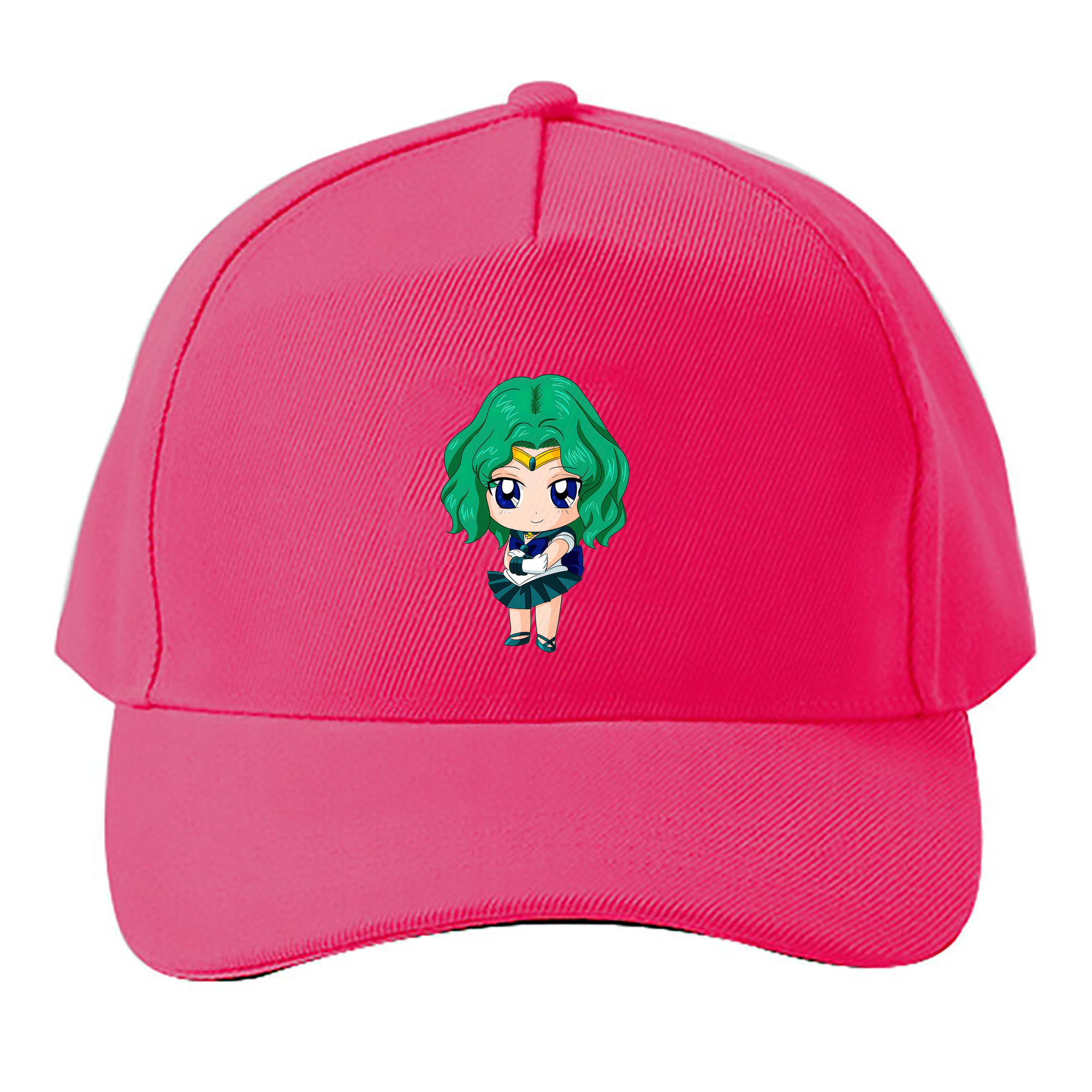 （画像用） 美少女戦士セーラームーン 海王 みちる（かいおう みちる） Sailor Moon Kaiou Michiru ベースボールキャップ 綿100％ 男女兼用 帽子 スポーツ