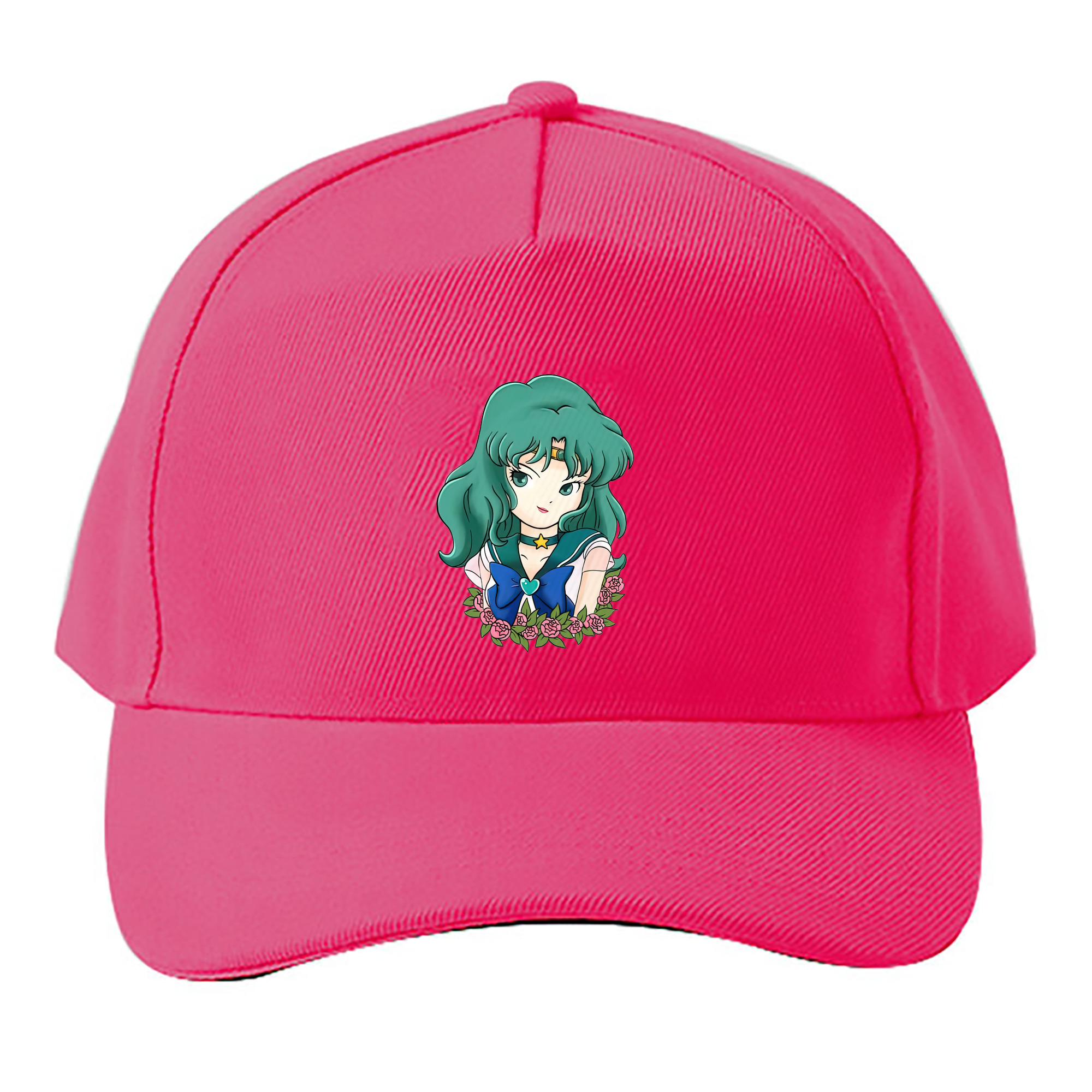（画像用） 美少女戦士セーラームーン 海王 みちる（かいおう みちる） Sailor Moon Kaiou Michiru ベースボールキャップ 綿100％ 男女兼用 帽子 スポーツ
