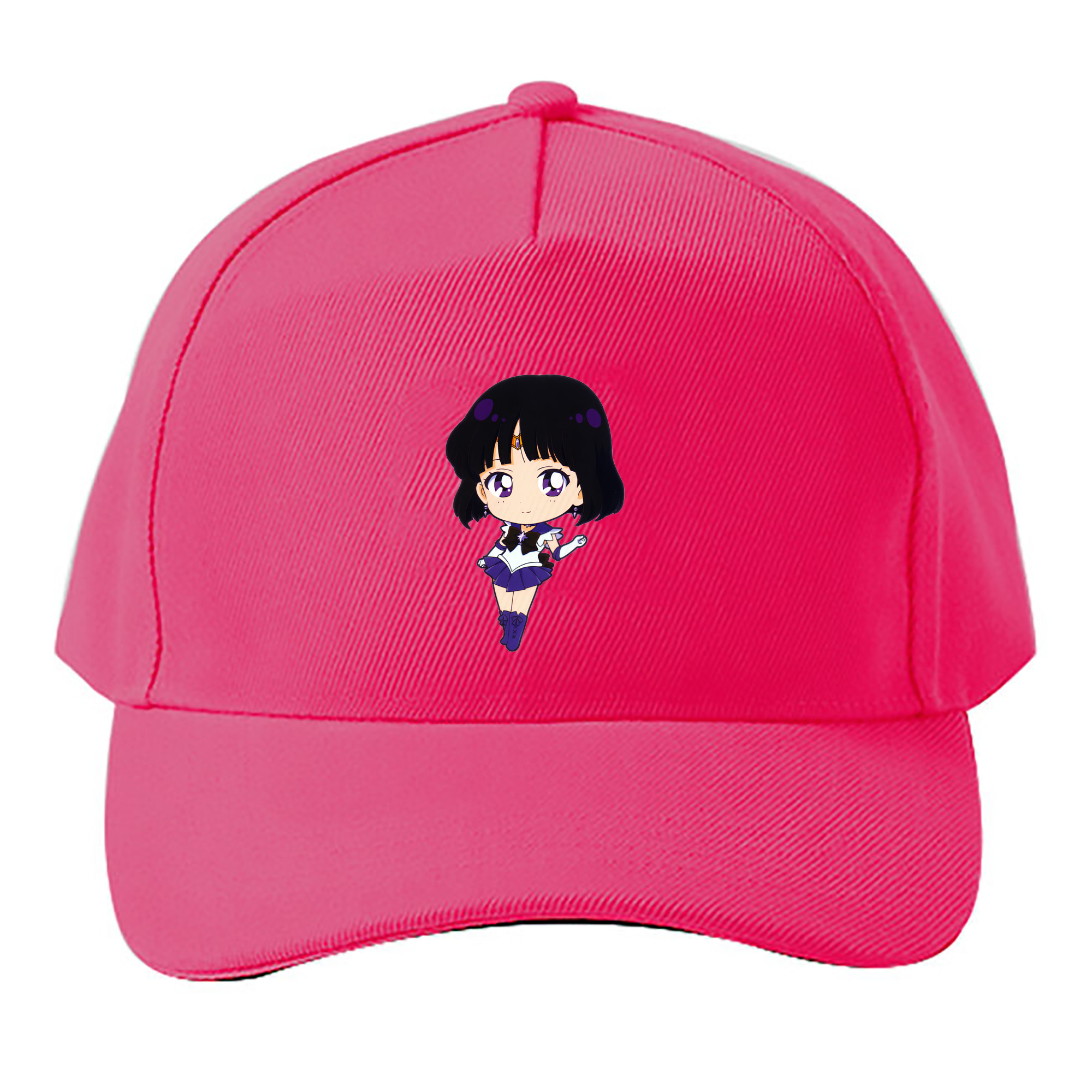 （画像用） 美少女戦士セーラームーン 土萠ほたる Sailor Moon Tomoe Hotaru （セーラーサターン；Sailor Saturn） ベースボールキャップ 綿100％ 男女兼用 帽子 スポーツ
