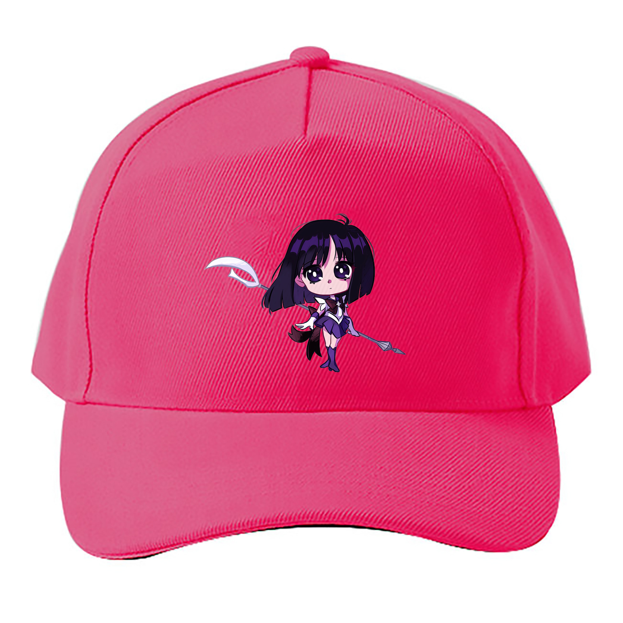 （画像用） 美少女戦士セーラームーン 土萠ほたる Sailor Moon Tomoe Hotaru （セーラーサターン；Sailor Saturn） ベースボールキャップ 綿100％ 男女兼用 帽子 スポーツ