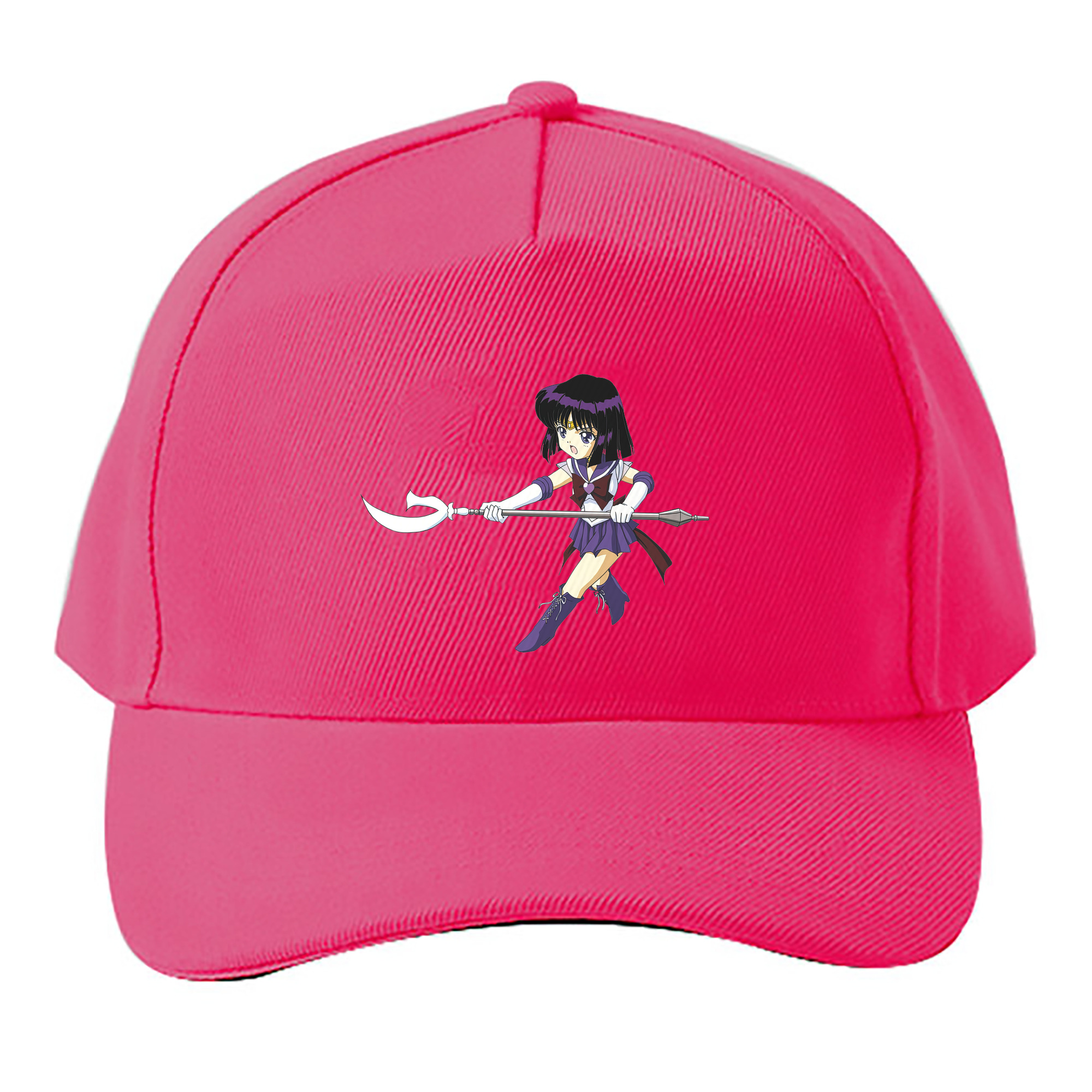 （画像用） 美少女戦士セーラームーン 土萠ほたる Sailor Moon Tomoe Hotaru （セーラーサターン；Sailor Saturn） ベースボールキャップ 綿100％ 男女兼用 帽子 スポーツ