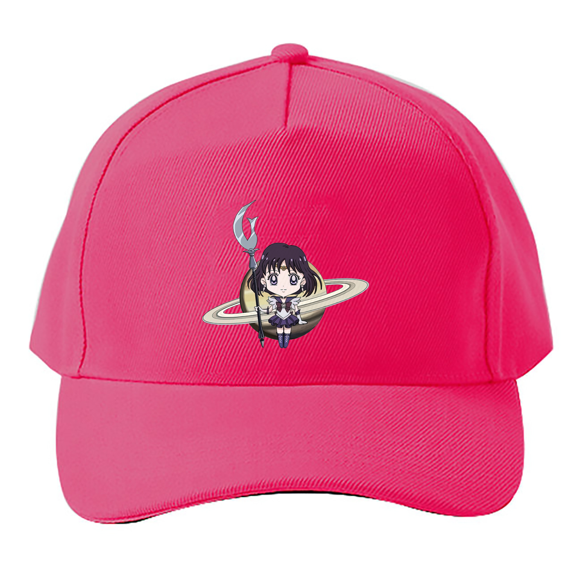 （画像用） 美少女戦士セーラームーン 土萠ほたる Sailor Moon Tomoe Hotaru （セーラーサターン；Sailor Saturn） ベースボールキャップ 綿100％ 男女兼用 帽子 スポーツ