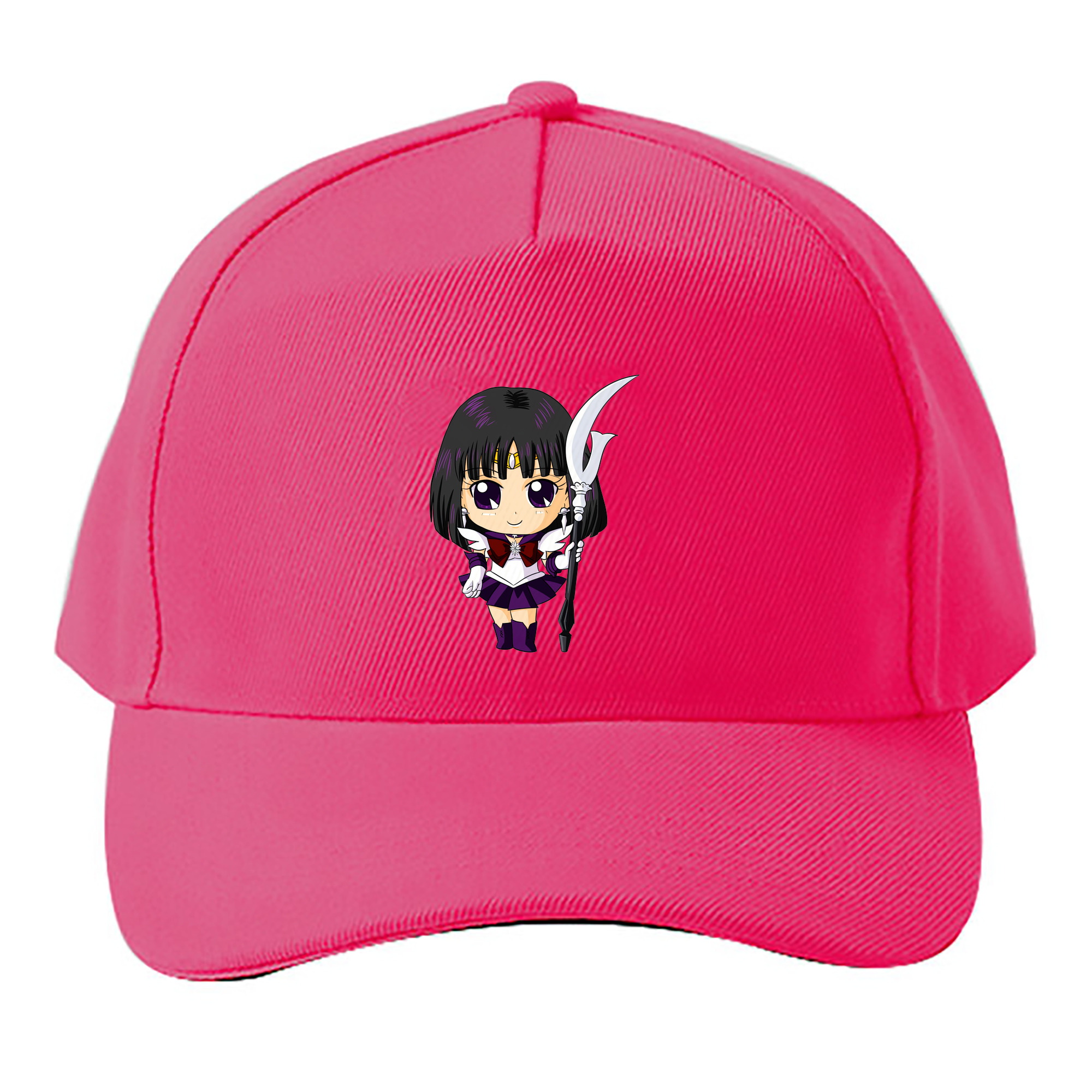 （画像用） 美少女戦士セーラームーン 土萠ほたる Sailor Moon Tomoe Hotaru （セーラーサターン；Sailor Saturn） ベースボールキャップ 綿100％ 男女兼用 帽子 スポーツ