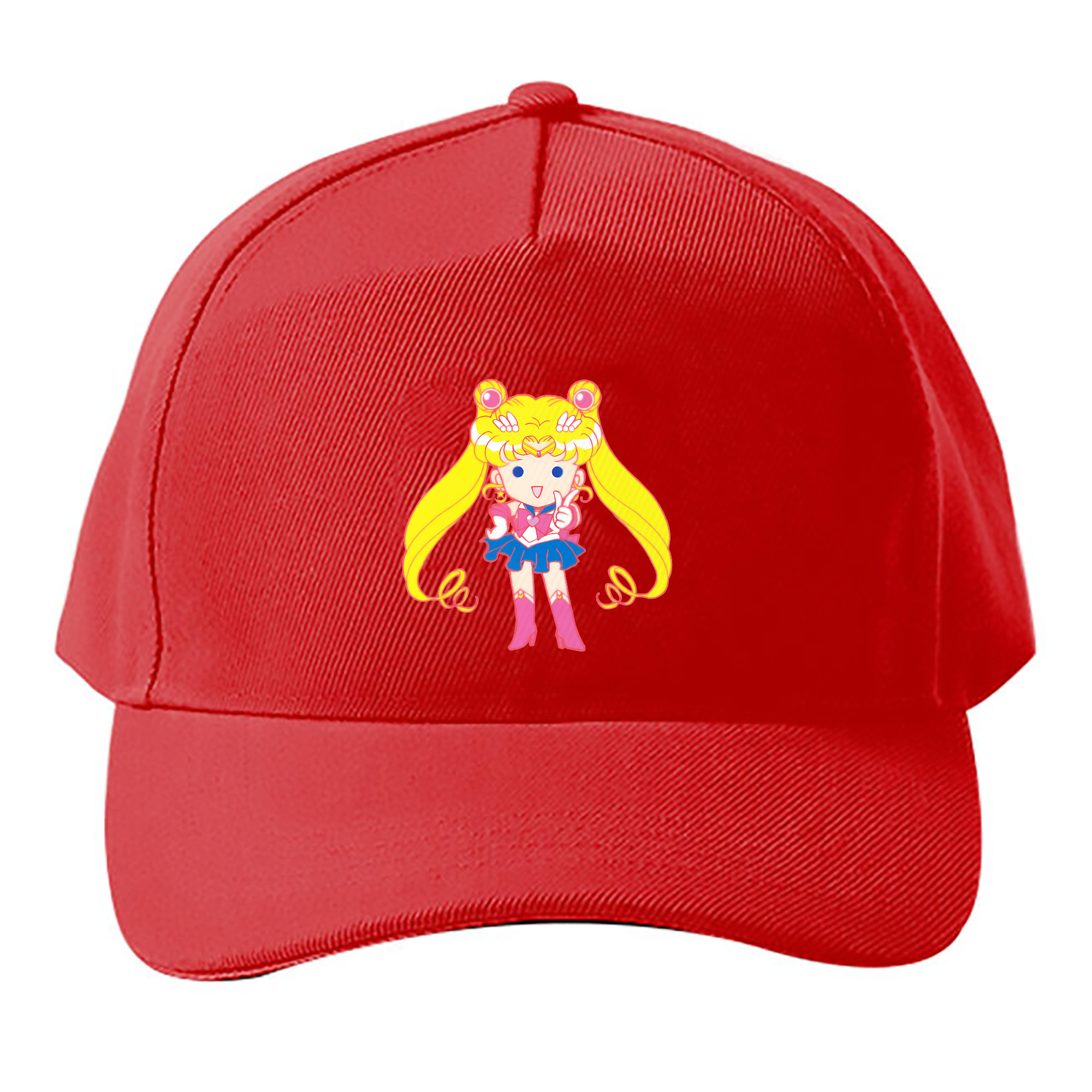 （画像用） 美少女戦士セーラームーン 月野 うさぎ つきの うさぎ Sailor Moon Tsukino Usagi ベースボールキャップ 綿100％ 男女兼用 帽子 スポーツ
