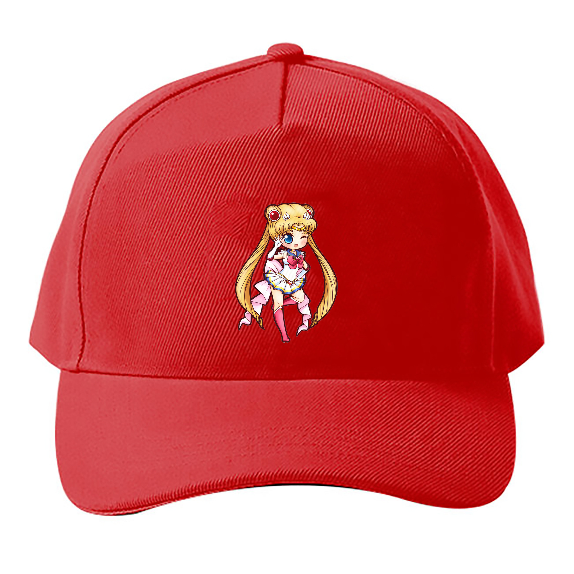 （画像用） 美少女戦士セーラームーン 月野 うさぎ つきの うさぎ Sailor Moon Tsukino Usagi ベースボールキャップ 綿100％ 男女兼用 帽子 スポーツ