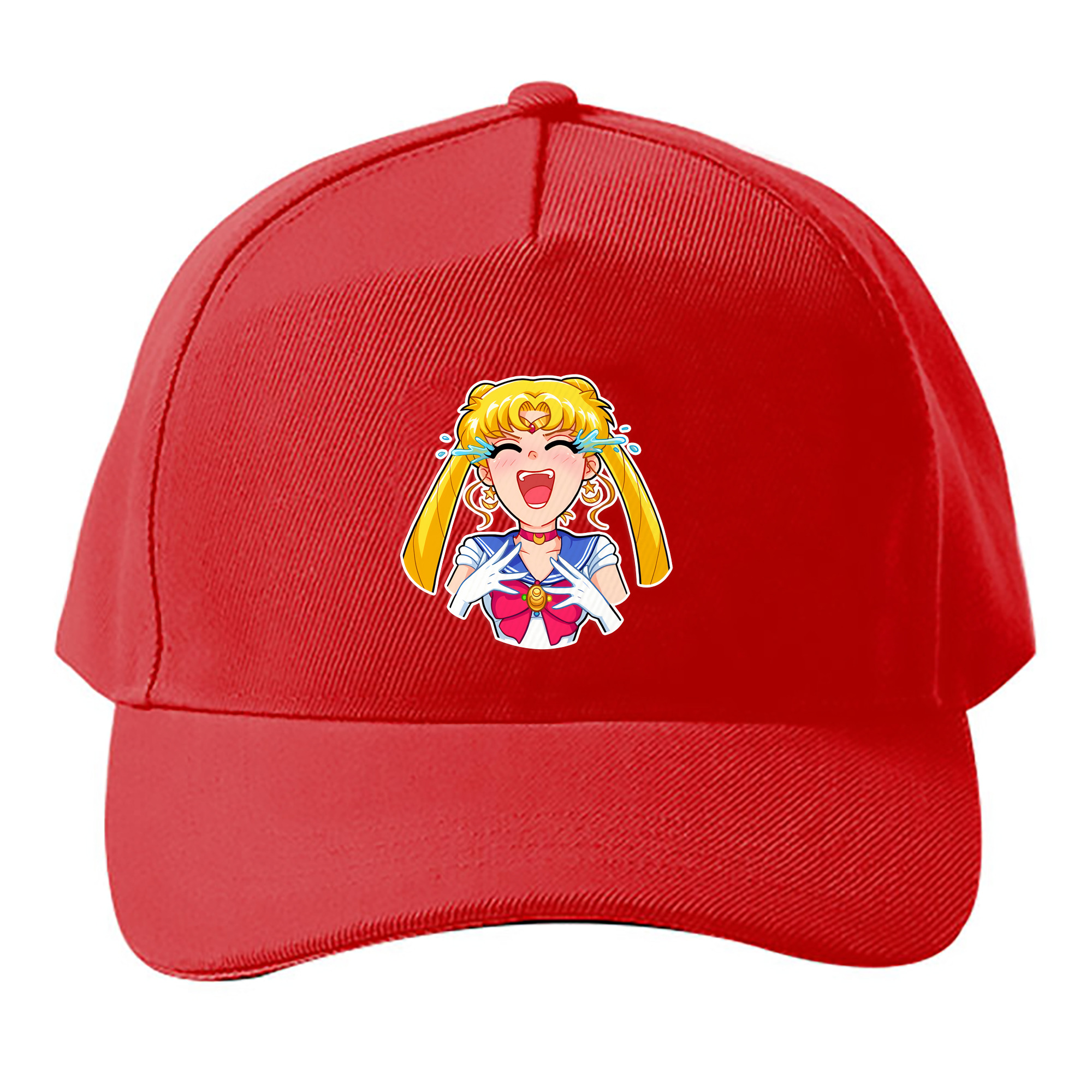 （画像用） 美少女戦士セーラームーン 月野 うさぎ つきの うさぎ Sailor Moon Tsukino Usagi ベースボールキャップ 綿100％ 男女兼用 帽子 スポーツ