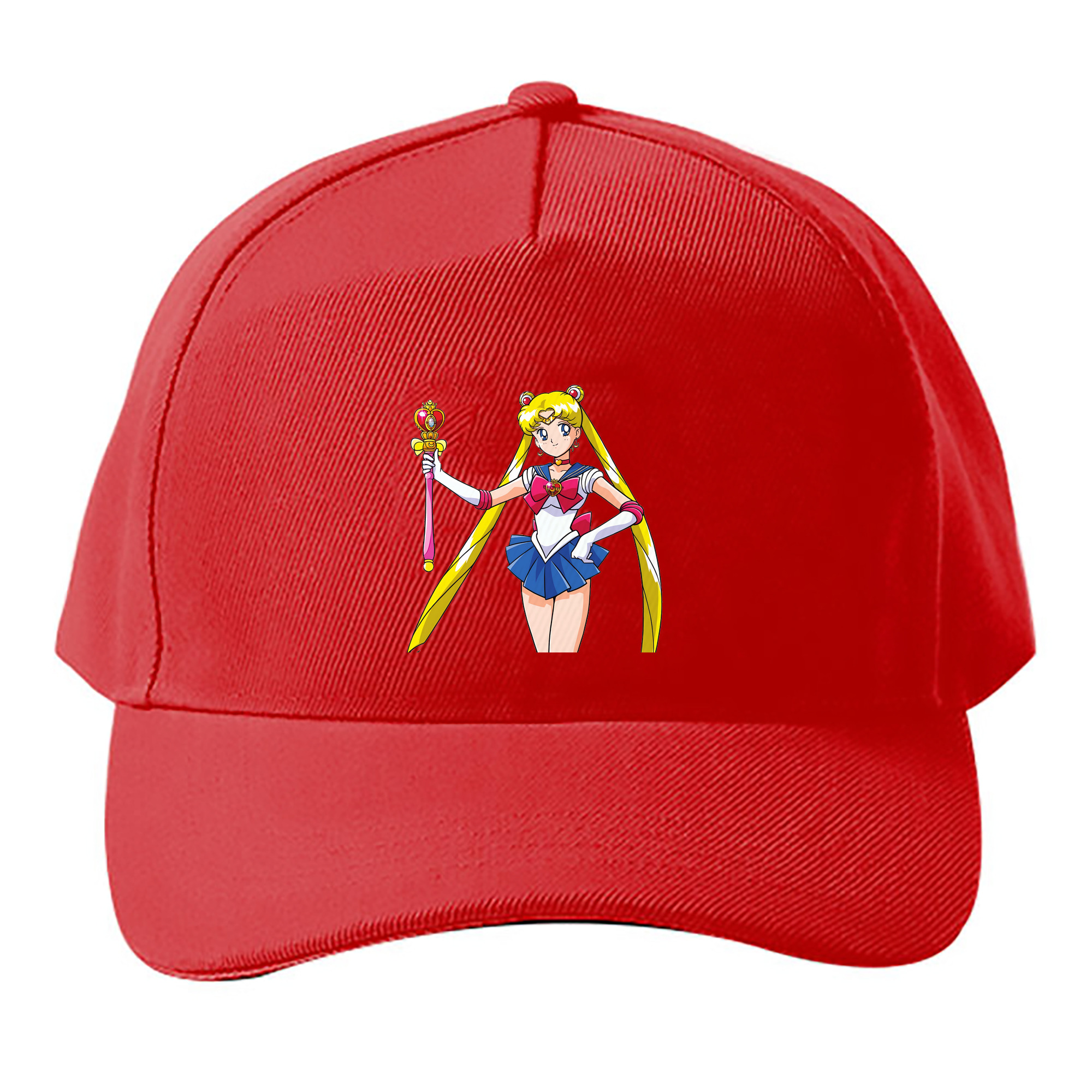 （画像用） 美少女戦士セーラームーン 月野 うさぎ つきの うさぎ Sailor Moon Tsukino Usagi ベースボールキャップ 綿100％ 男女兼用 帽子 スポーツ