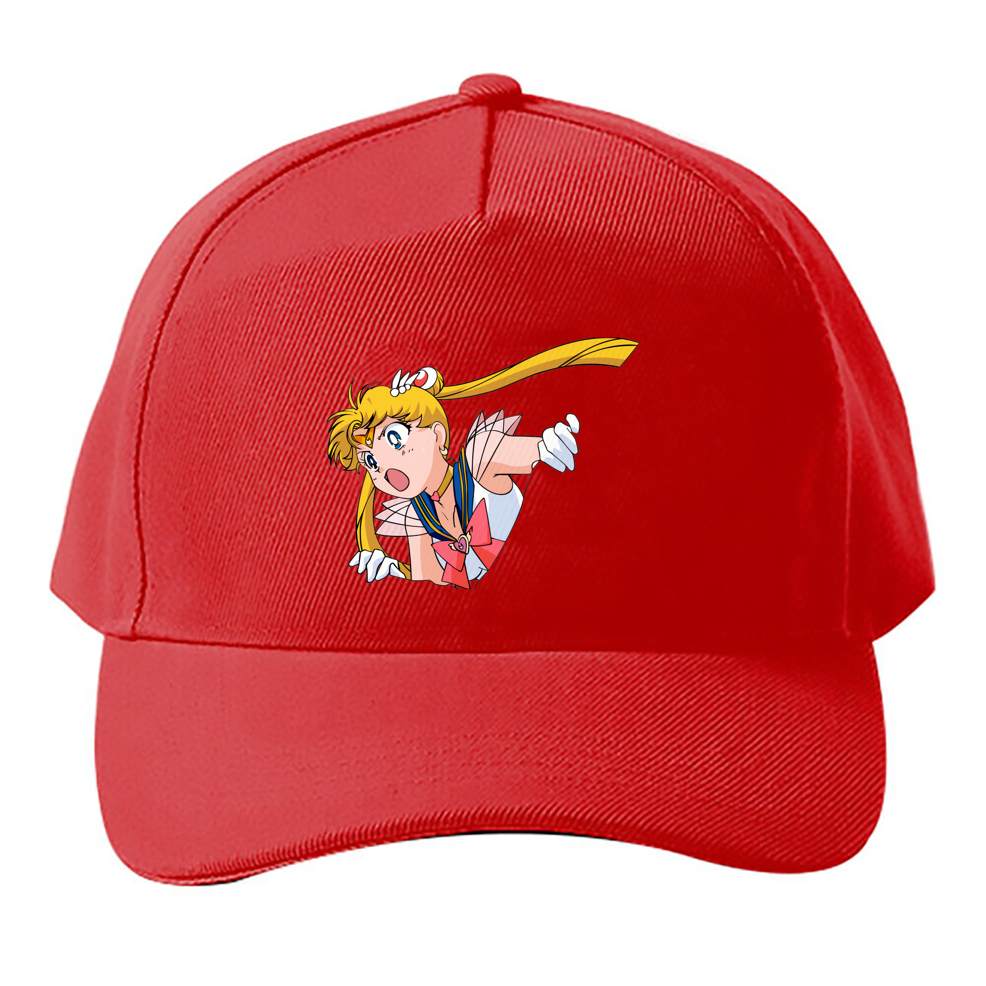 （画像用） 美少女戦士セーラームーン 月野 うさぎ つきの うさぎ Sailor Moon Tsukino Usagi ベースボールキャップ 綿100％ 男女兼用 帽子 スポーツ