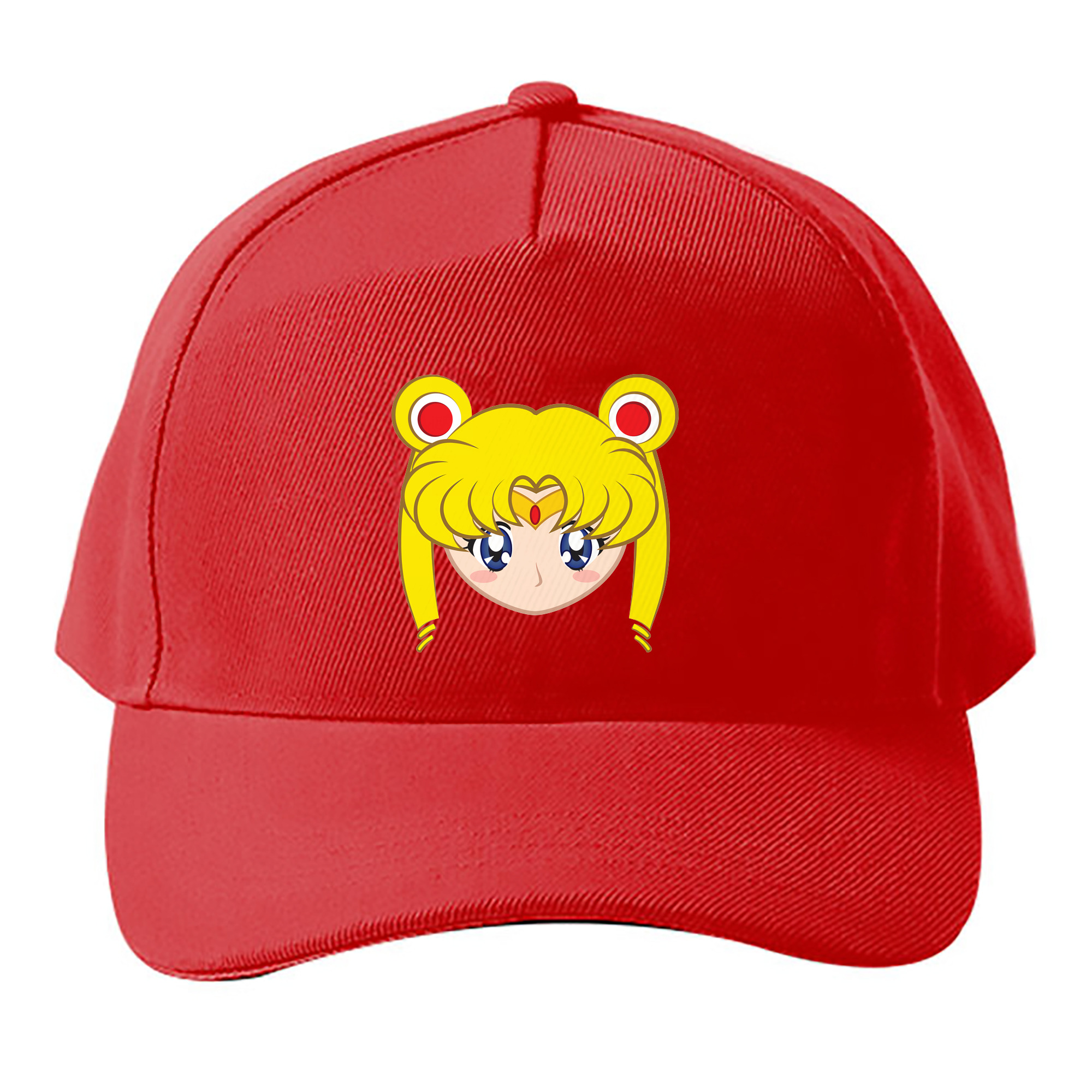 （画像用） 美少女戦士セーラームーン 月野 うさぎ つきの うさぎ Sailor Moon Tsukino Usagi ベースボールキャップ 綿100％ 男女兼用 帽子 スポーツ