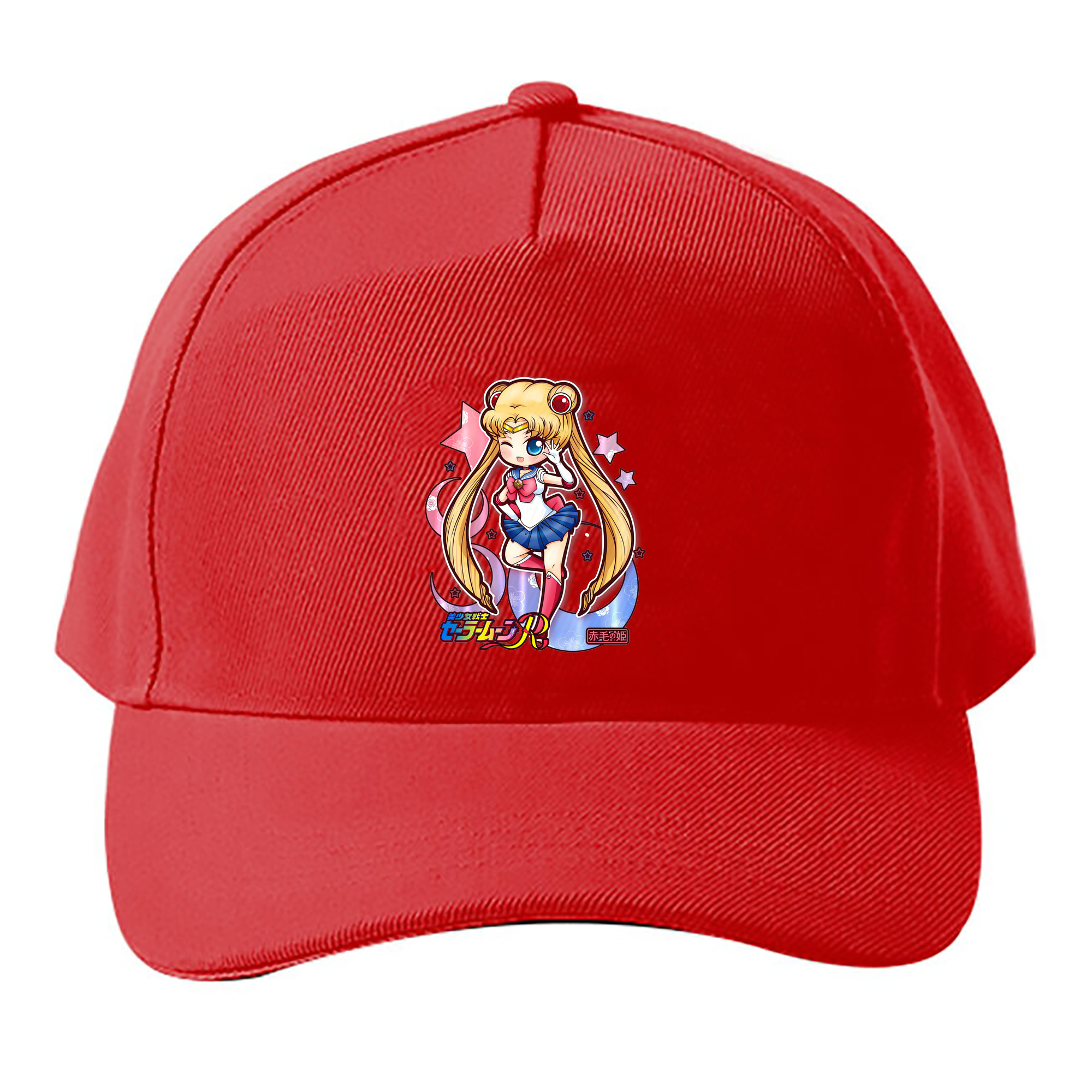 （画像用） 美少女戦士セーラームーン 月野 うさぎ つきの うさぎ Sailor Moon Tsukino Usagi ベースボールキャップ 綿100％ 男女兼用 帽子 スポーツ
