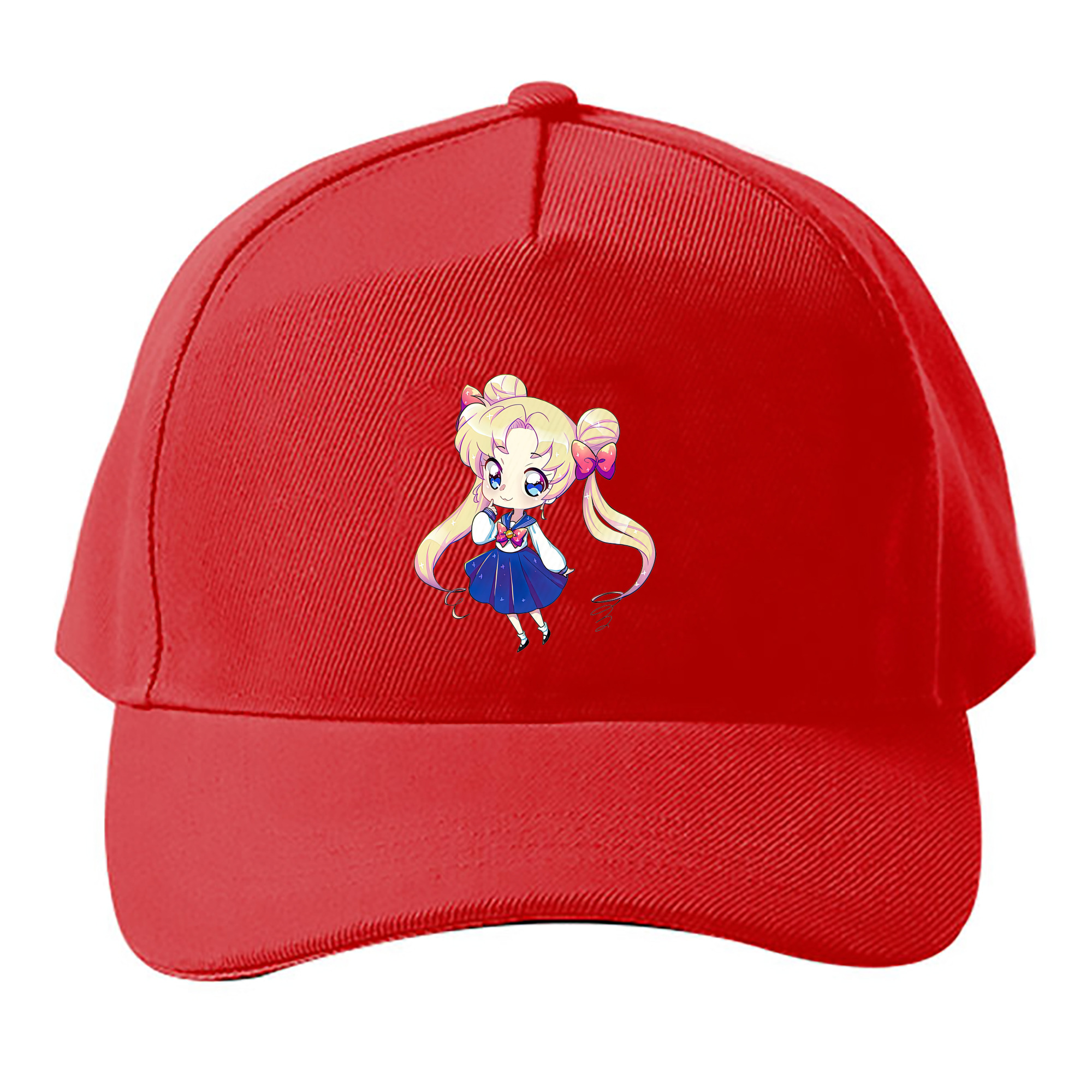 （画像用） 美少女戦士セーラームーン 月野 うさぎ つきの うさぎ Sailor Moon Tsukino Usagi ベースボールキャップ 綿100％ 男女兼用 帽子 スポーツ