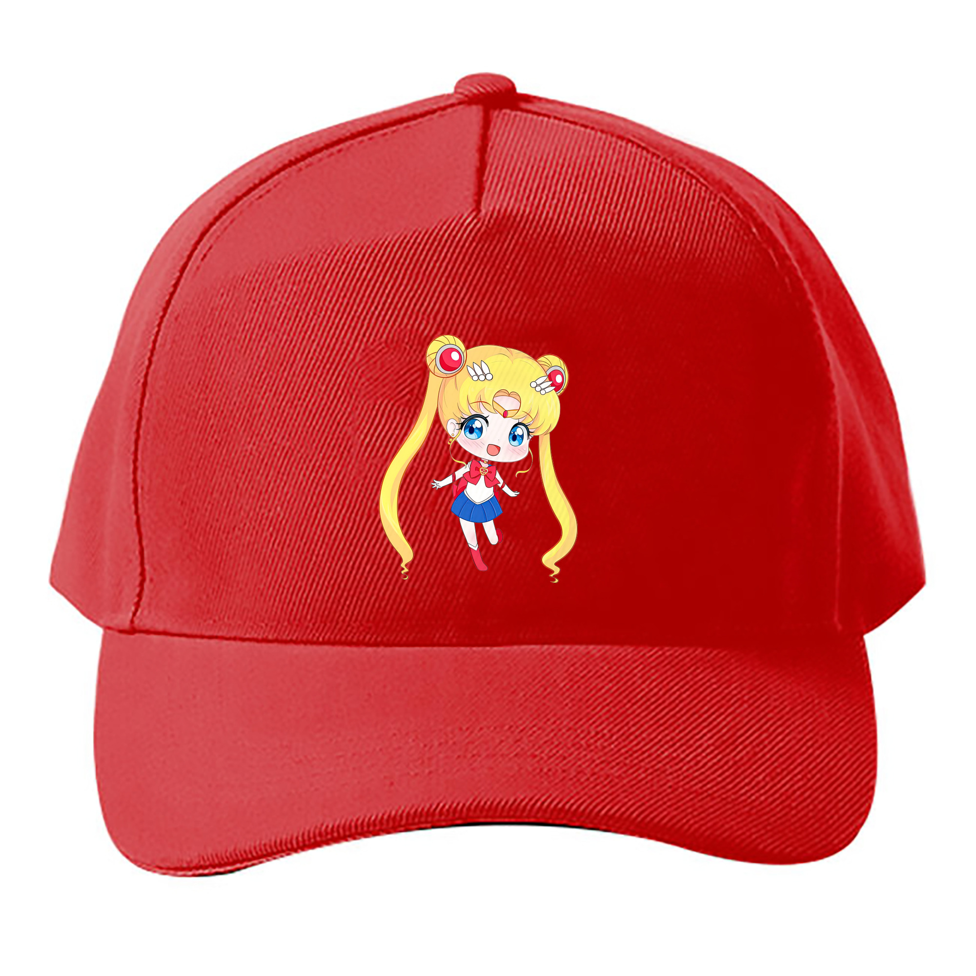 （画像用） 美少女戦士セーラームーン 月野 うさぎ つきの うさぎ Sailor Moon Tsukino Usagi ベースボールキャップ 綿100％ 男女兼用 帽子 スポーツ