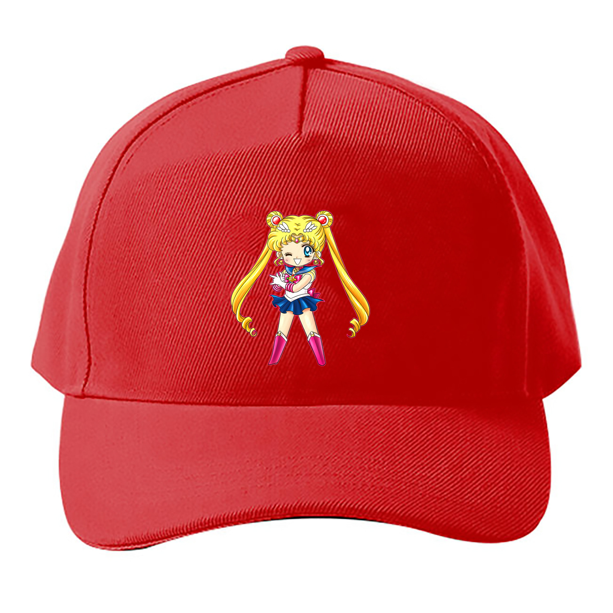 （画像用） 美少女戦士セーラームーン 月野 うさぎ つきの うさぎ Sailor Moon Tsukino Usagi ベースボールキャップ 綿100％ 男女兼用 帽子 スポーツ