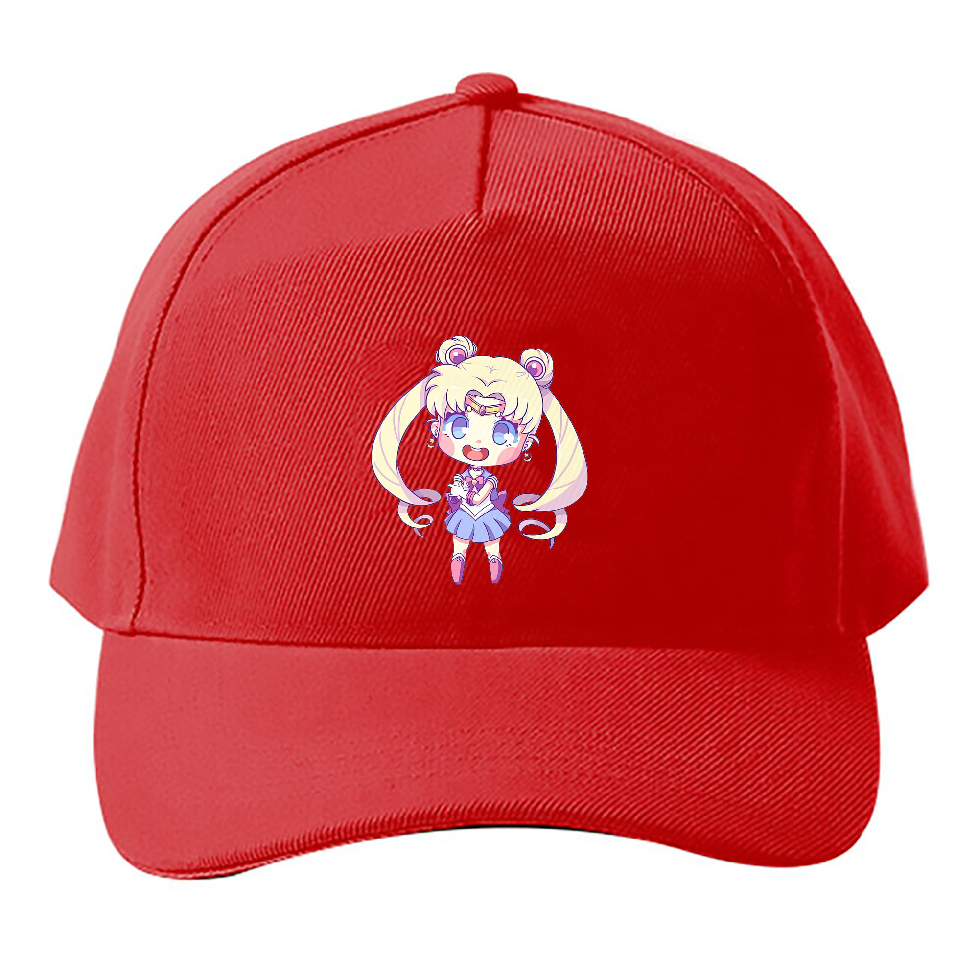 （画像用） 美少女戦士セーラームーン 月野 うさぎ つきの うさぎ Sailor Moon Tsukino Usagi ベースボールキャップ 綿100％ 男女兼用 帽子 スポーツ