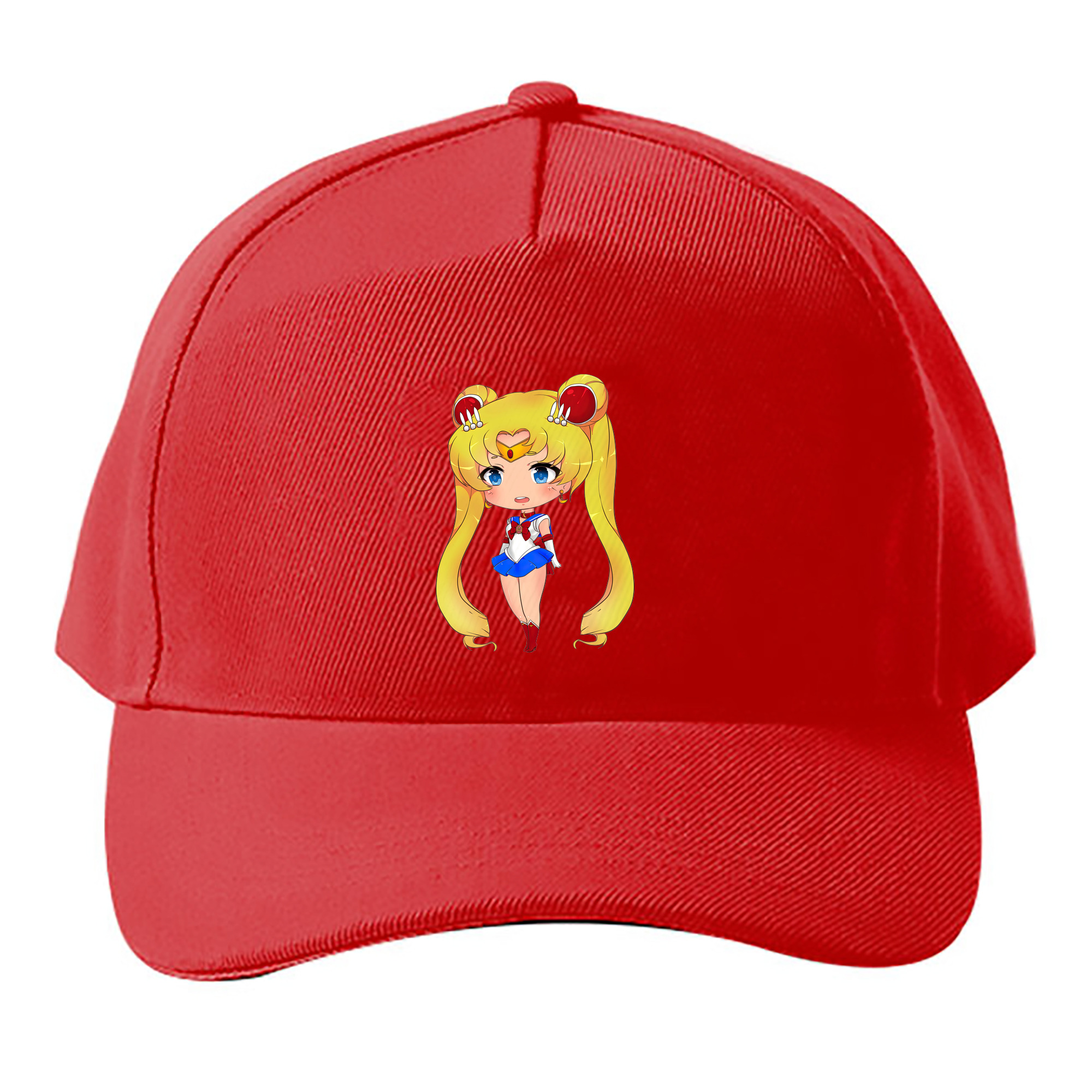 （画像用） 美少女戦士セーラームーン 月野 うさぎ つきの うさぎ Sailor Moon Tsukino Usagi ベースボールキャップ 綿100％ 男女兼用 帽子 スポーツ