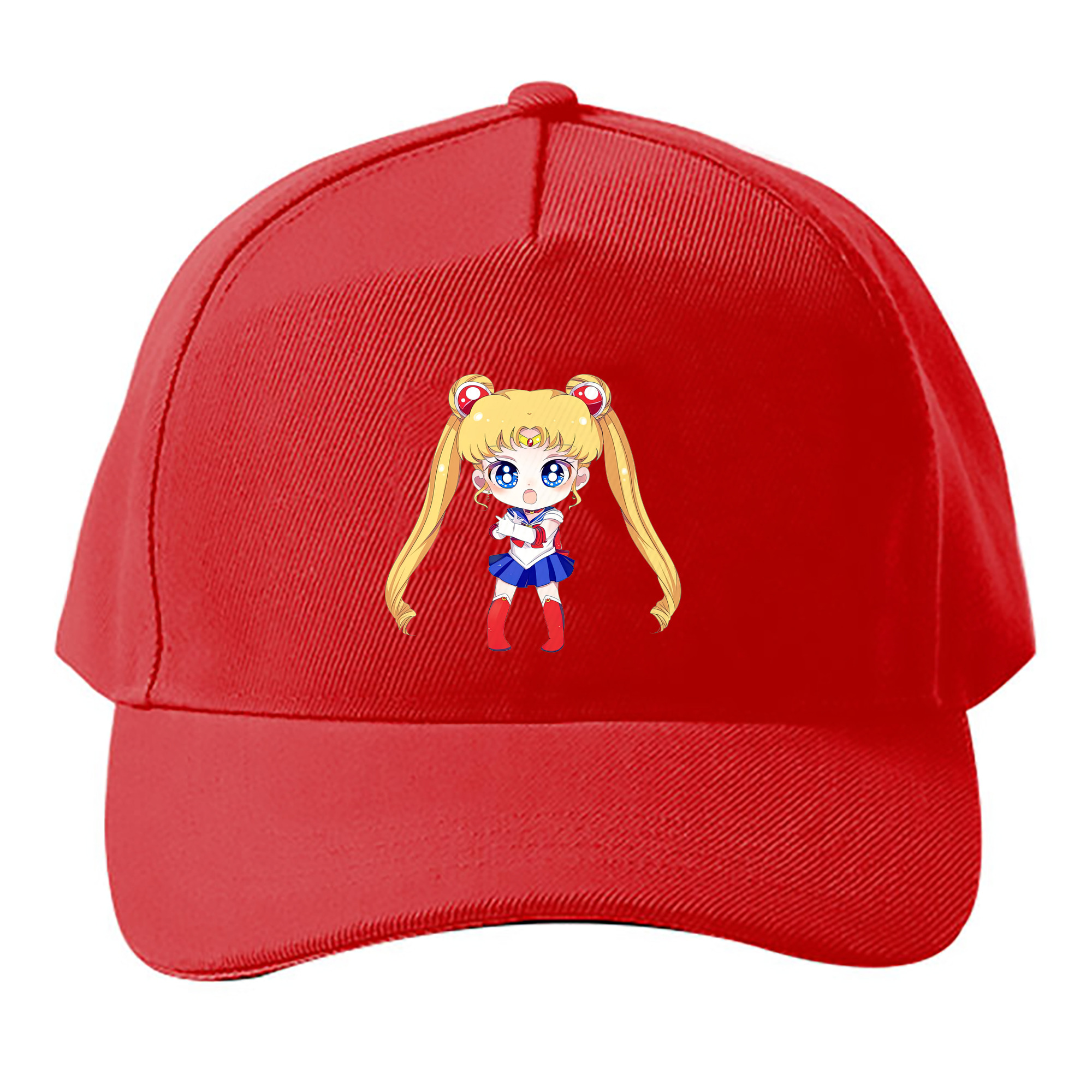（画像用） 美少女戦士セーラームーン 月野 うさぎ つきの うさぎ Sailor Moon Tsukino Usagi ベースボールキャップ 綿100％ 男女兼用 帽子 スポーツ