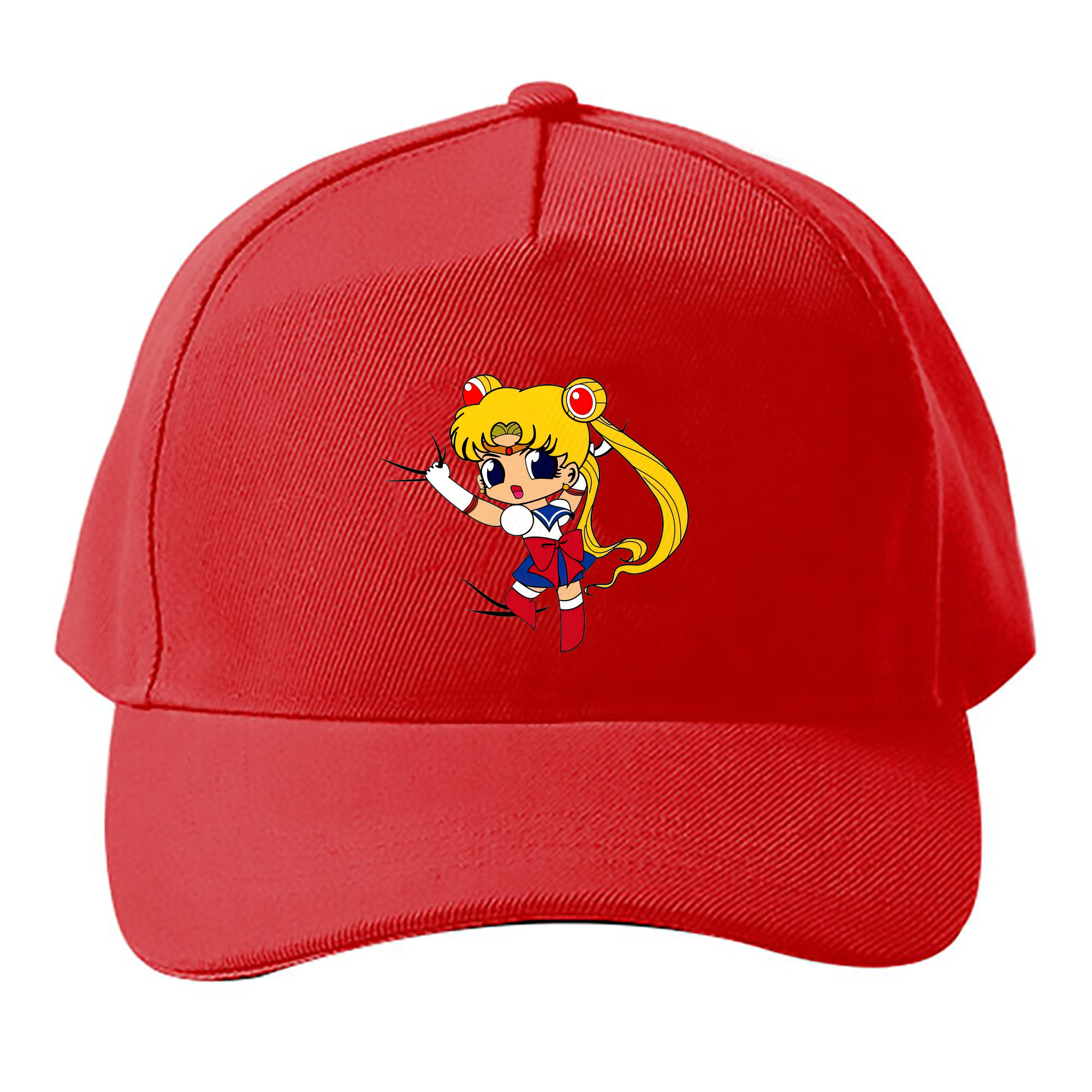 （画像用） 美少女戦士セーラームーン 月野 うさぎ つきの うさぎ Sailor Moon Tsukino Usagi ベースボールキャップ 綿100％ 男女兼用 帽子 スポーツ