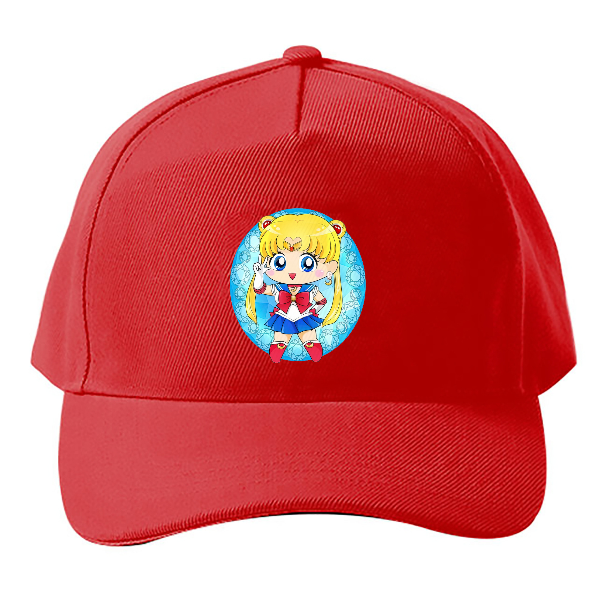 （画像用） 美少女戦士セーラームーン 月野 うさぎ つきの うさぎ Sailor Moon Tsukino Usagi ベースボールキャップ 綿100％ 男女兼用 帽子 スポーツ