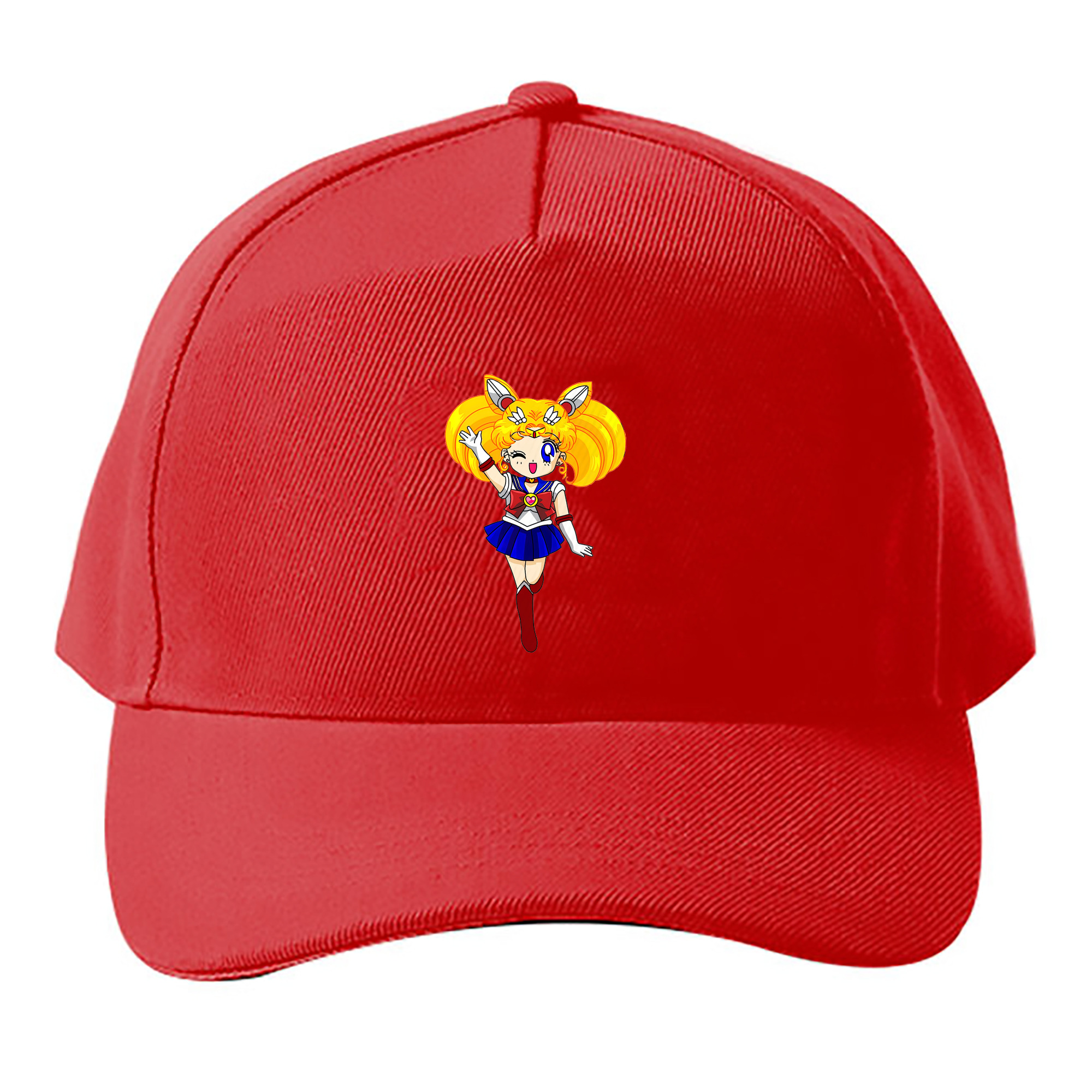 （画像用） 美少女戦士セーラームーン 月野 うさぎ つきの うさぎ Sailor Moon Tsukino Usagi ベースボールキャップ 綿100％ 男女兼用 帽子 スポーツ