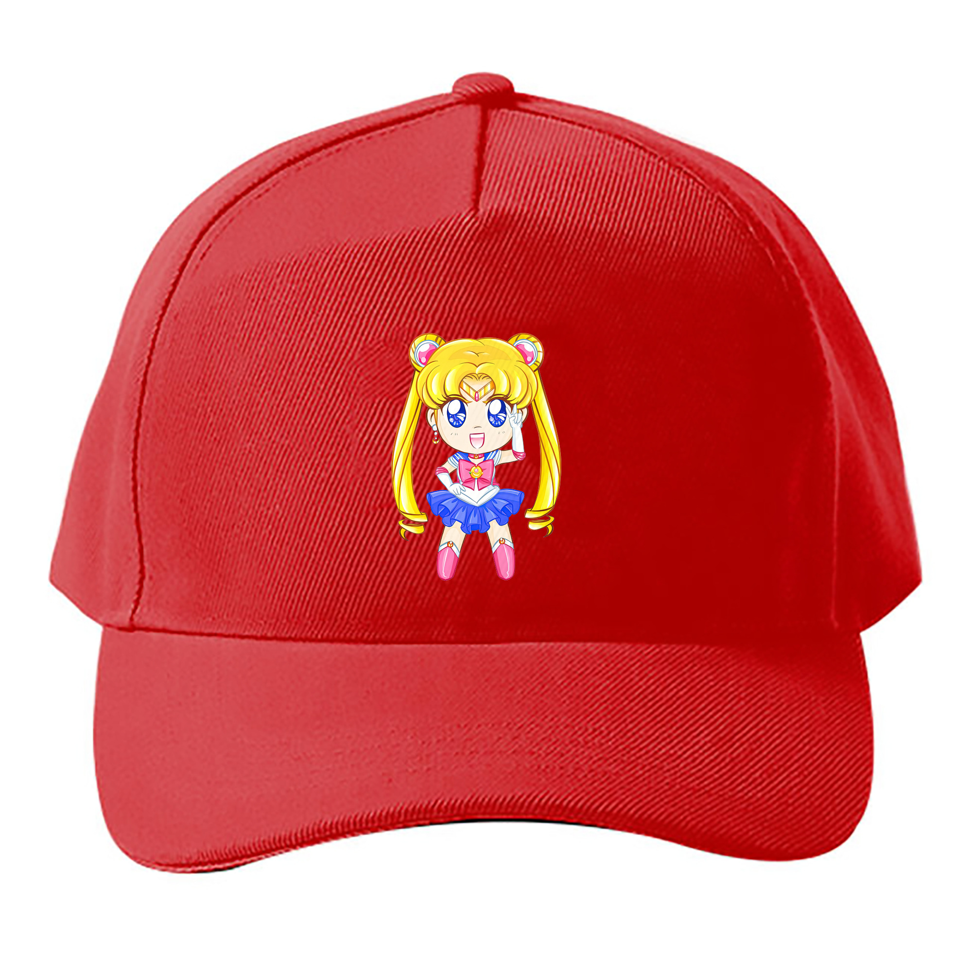 （画像用） 美少女戦士セーラームーン 月野 うさぎ つきの うさぎ Sailor Moon Tsukino Usagi ベースボールキャップ 綿100％ 男女兼用 帽子 スポーツ