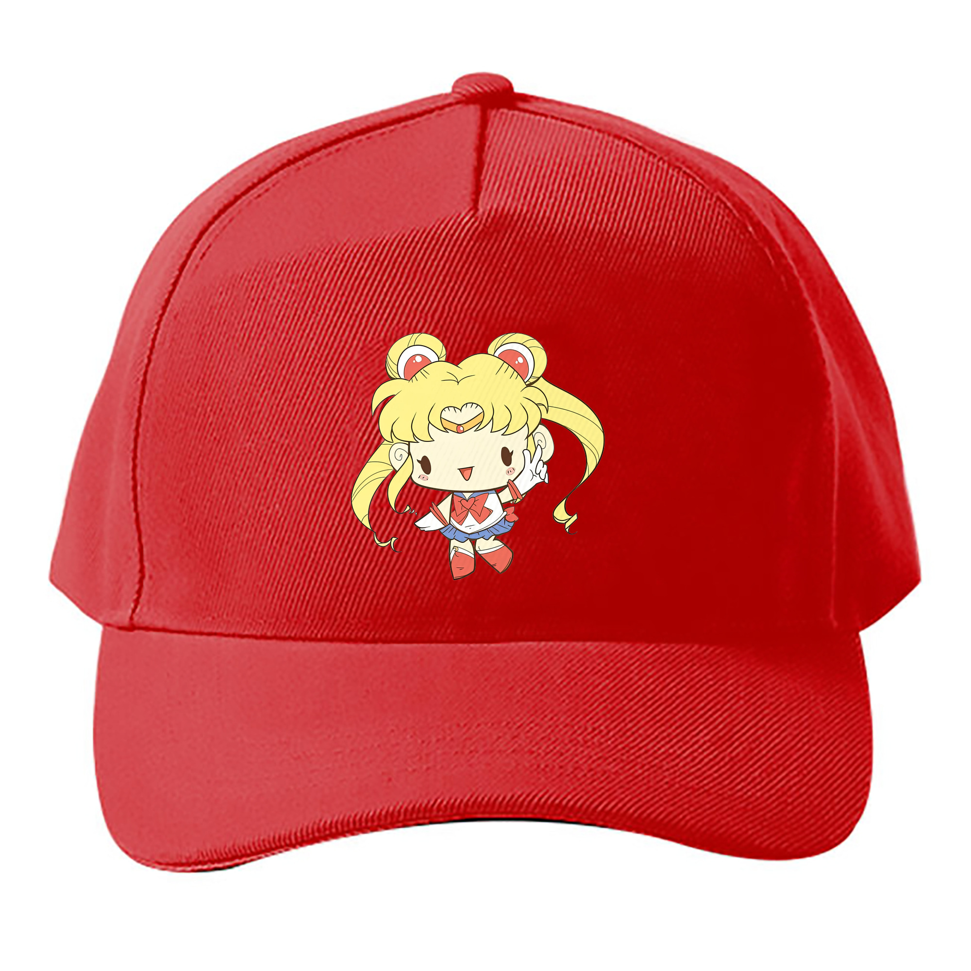 （画像用） 美少女戦士セーラームーン 月野 うさぎ つきの うさぎ Sailor Moon Tsukino Usagi ベースボールキャップ 綿100％ 男女兼用 帽子 スポーツ