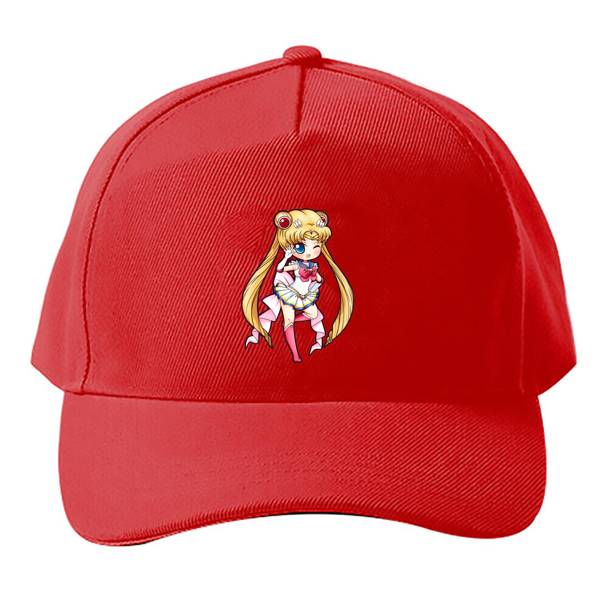 （画像用） 美少女戦士セーラームーン 月野 うさぎ つきの うさぎ Sailor Moon Tsukino Usagi ベースボールキャップ 綿100％ 男女兼用 帽子 スポーツ